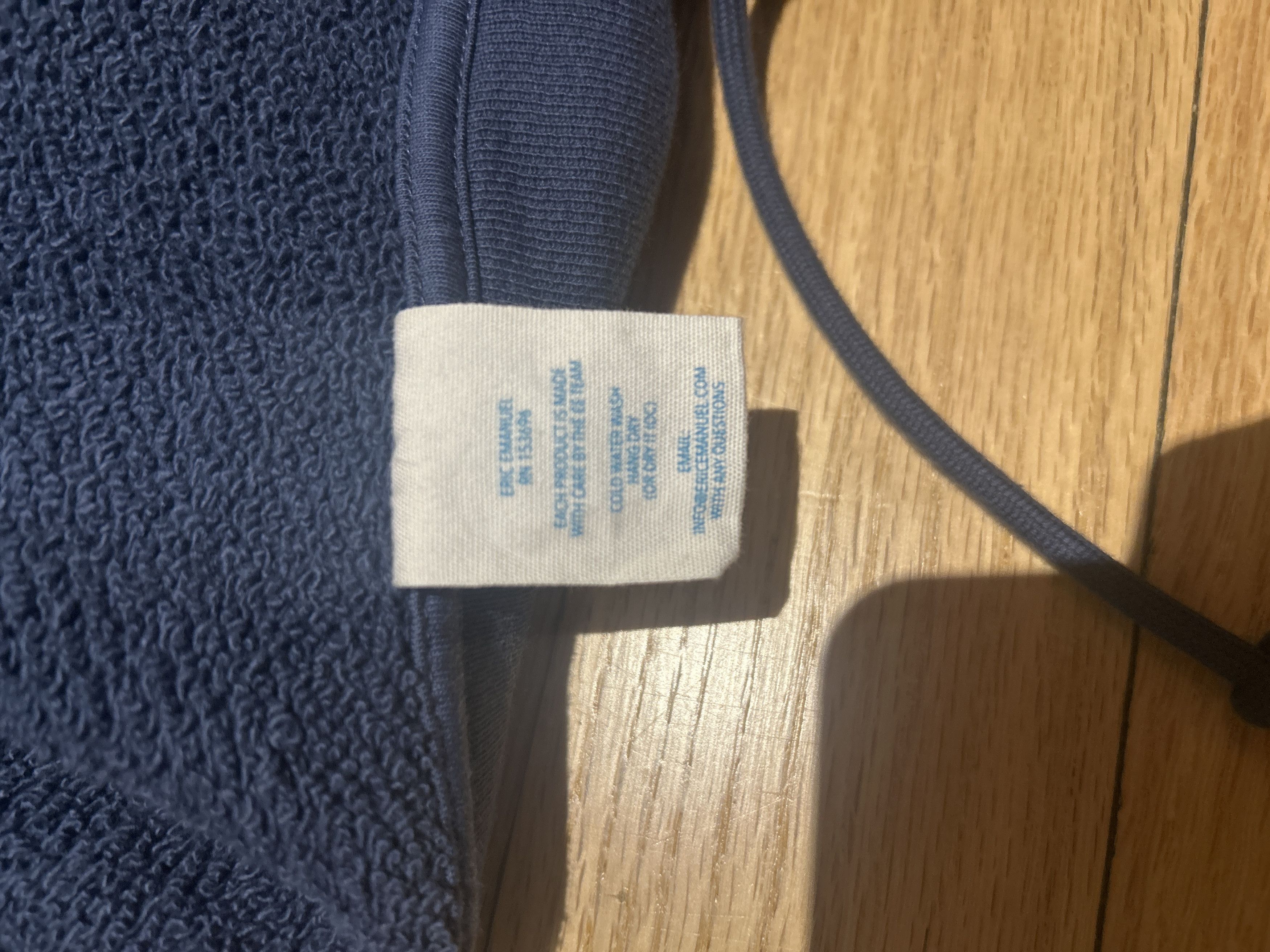 Eric Emanuel Eric Emanuel Felt Zip-Up Hoodie Size US L / EU 52-54 / 3 - 4 Thumbnail
