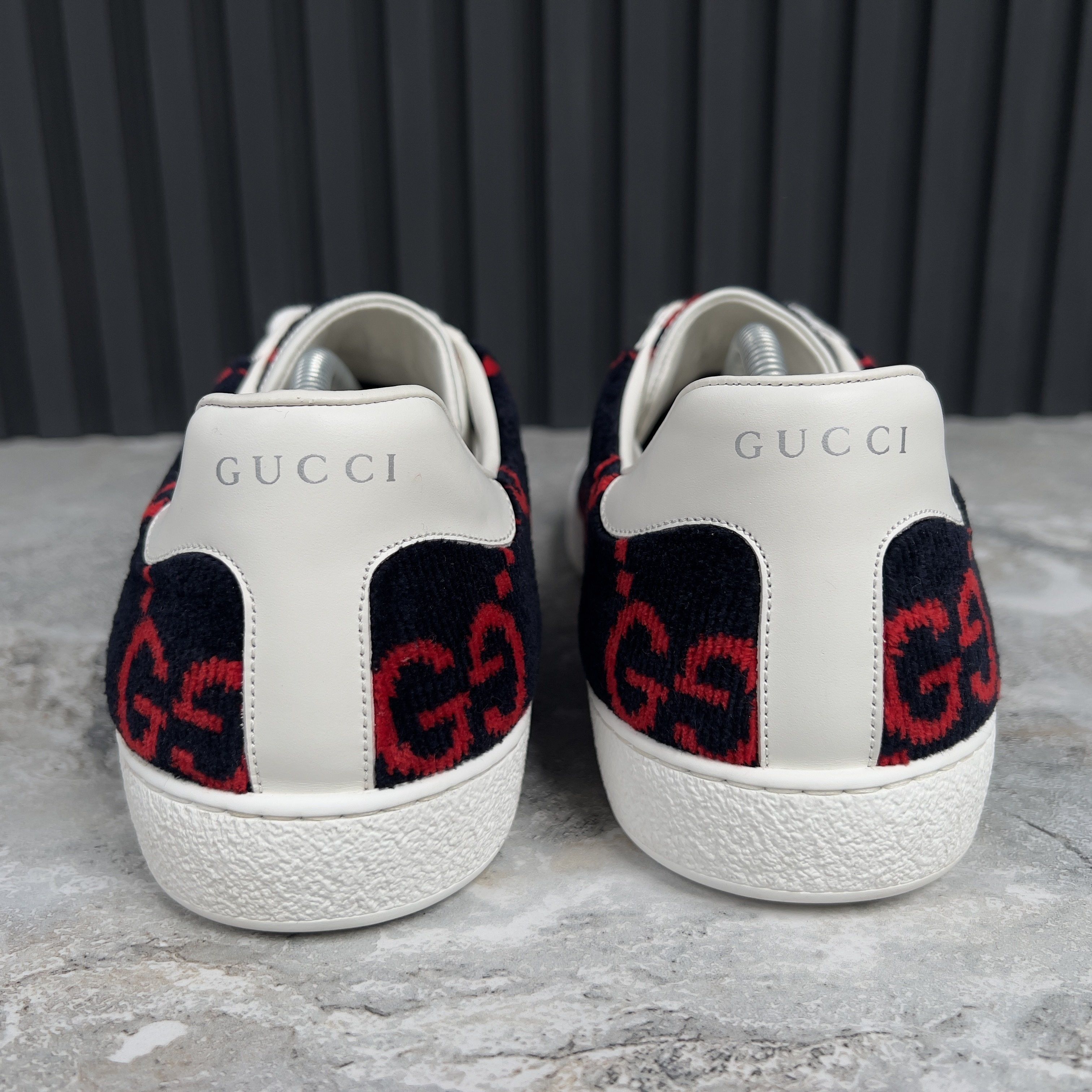Gucci Gucci Ace GG Monogram Sneakers Terry Cloth Velour Size US 12.5 / EU 45-46 - 8 Thumbnail