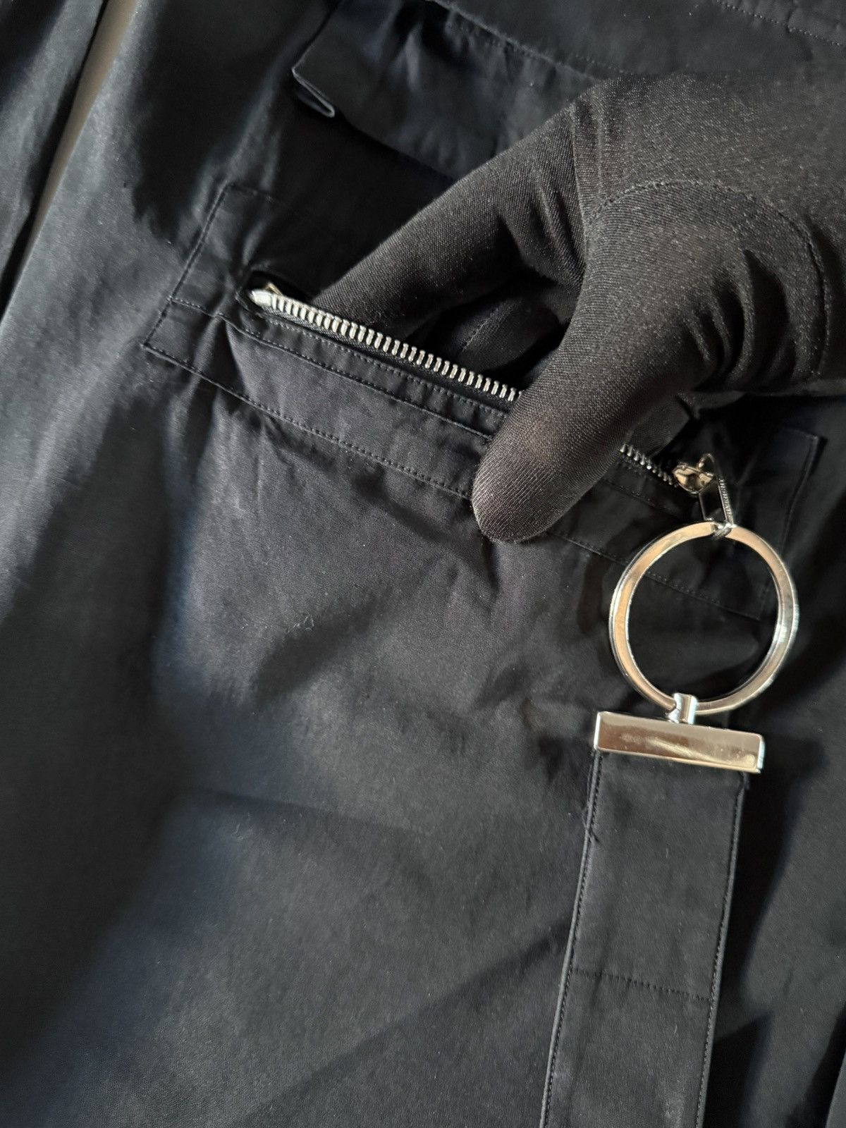 Givenchy Givenchy Paris FW2015 Multi-Pocket Utility Cargo Shirt -XL Size US XL / EU 56 / 4 - 12 Thumbnail
