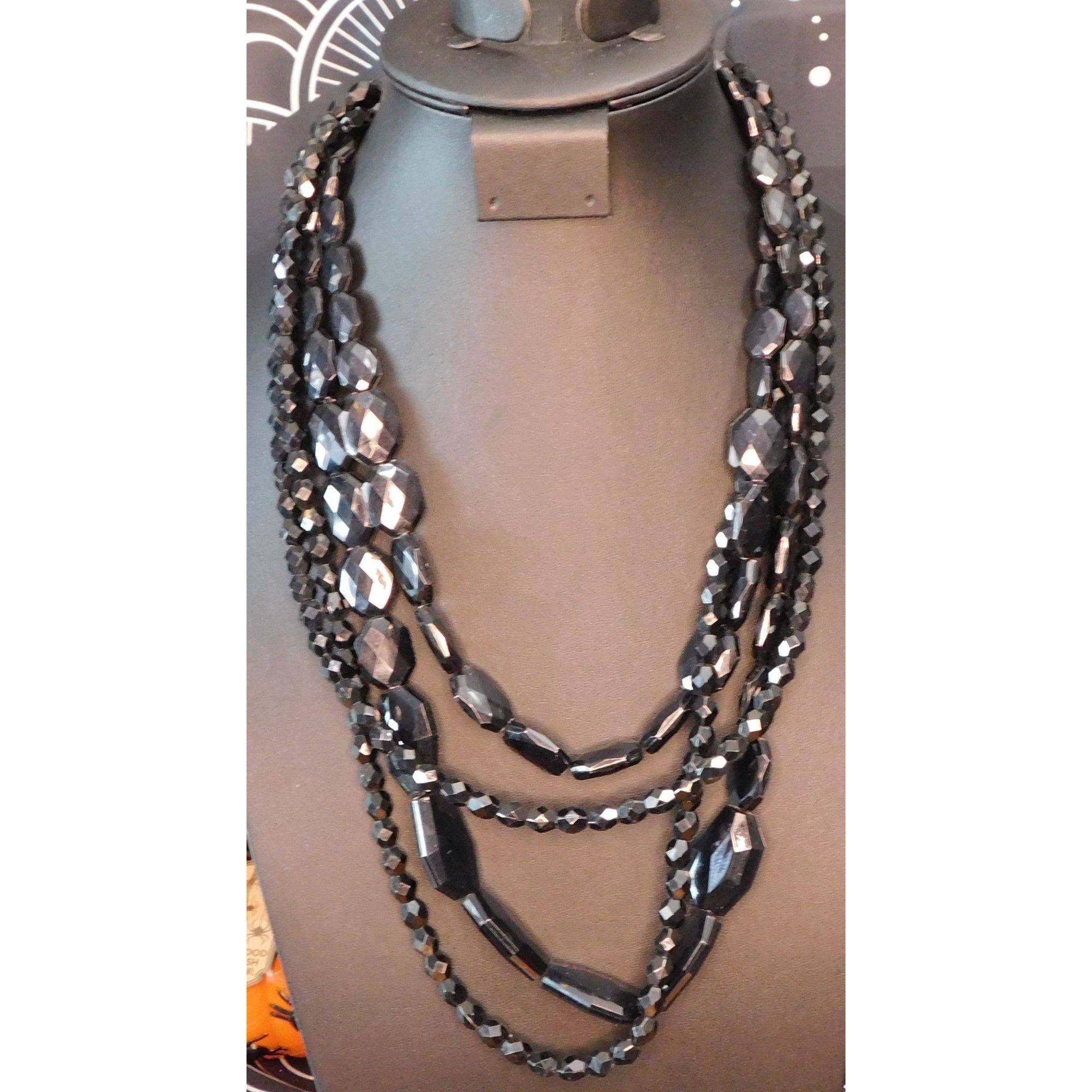 Other Glam Goth Chunky Beaded Multilayer Necklace Size ONE SIZE - 3 Thumbnail
