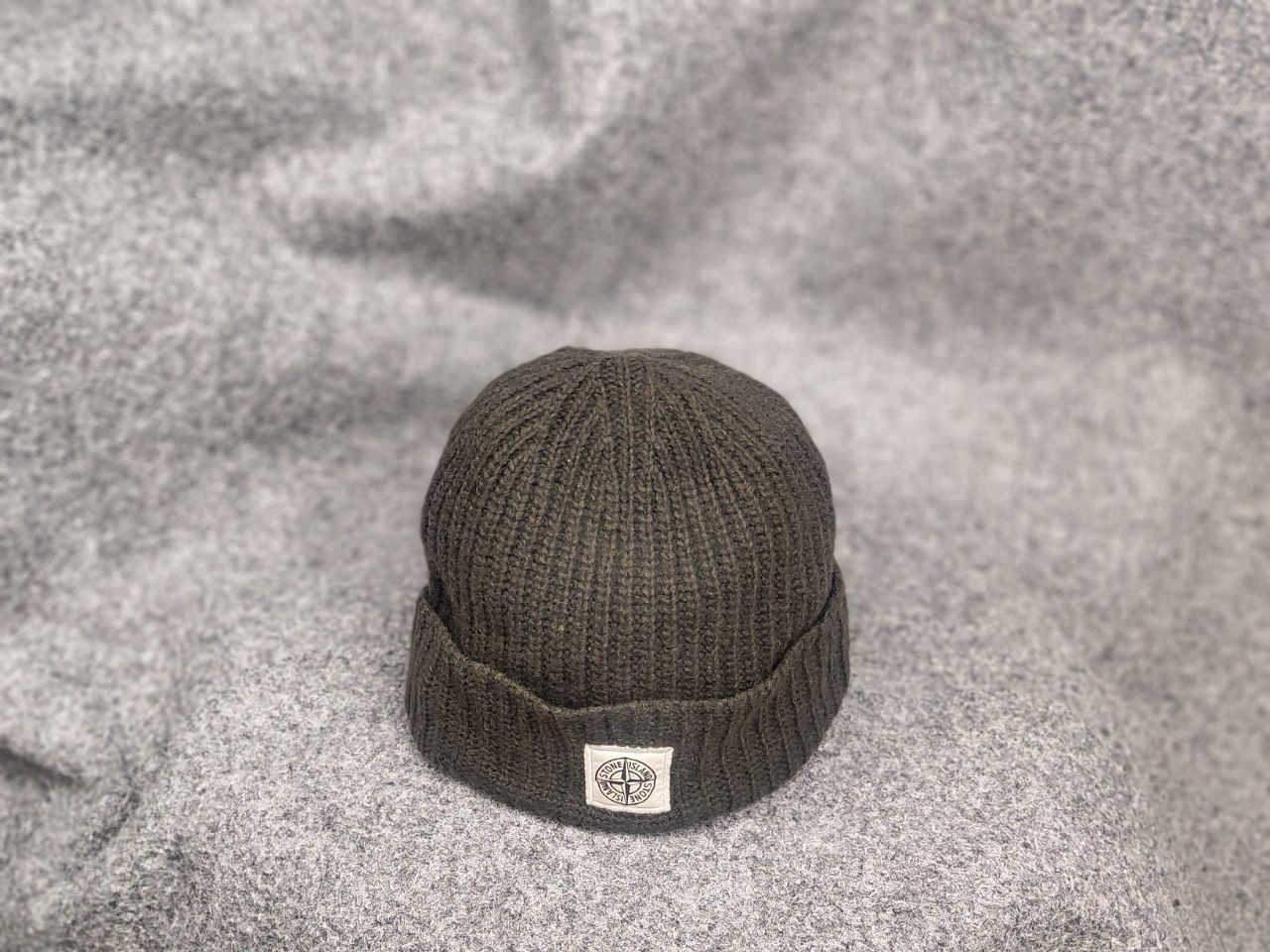 Vintage Stone Island patch program authentic ribbed wool beanie Hat Size ONE SIZE - 19 Thumbnail