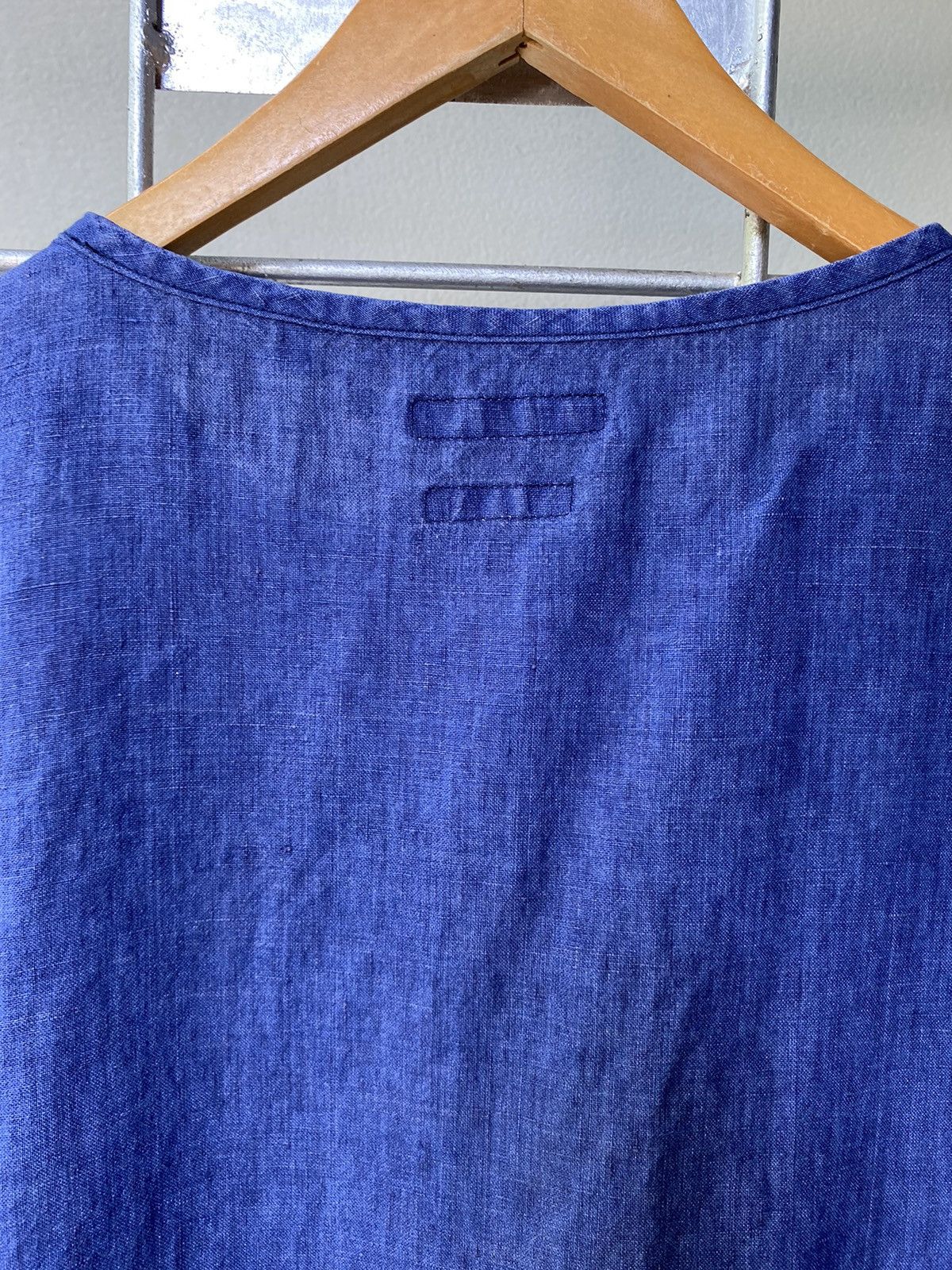 Blue Blue Japan BLUE/BLUE indigo dry patchwork top Size US M / EU 48-50 / 2 - 9 Thumbnail