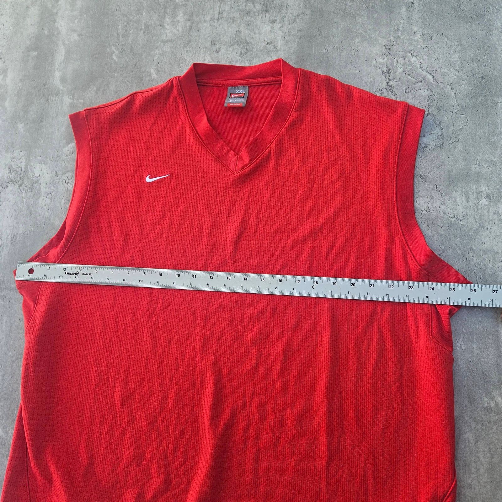 Nike Vintage Nike Teams Work Out Shirt XXL Red Y2K Size US XXL / EU 58 / 5 - 4 Thumbnail