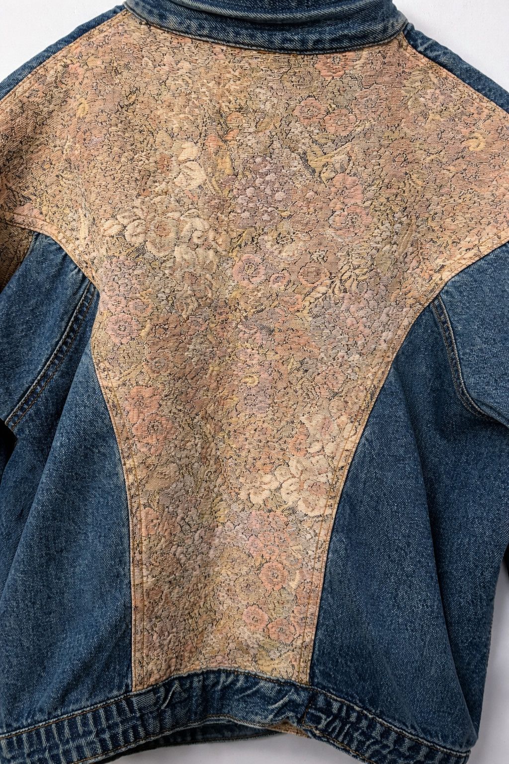 Vintage Vintage J. JACKSON CORP Denim Floral Panel Jacket Size XL / US 12-14 / IT 48-50 - 6 Thumbnail