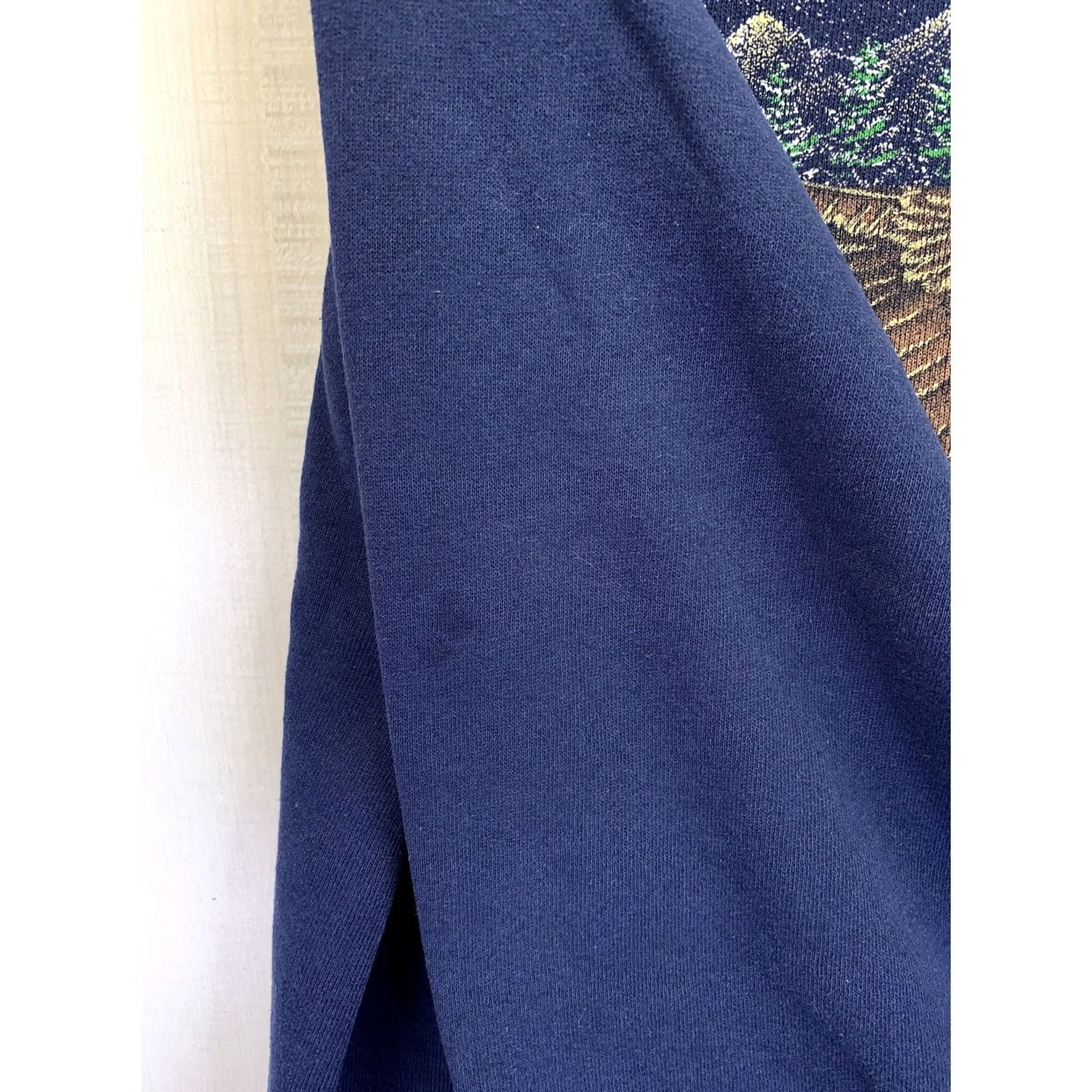 American Apparel VINTAGE Fairbanks Alaska Bald Eagle Mens Blue Graphic Sweatshirt-Large-USA Made Casual Everyday Cotton Blend Size US L / EU 52-54 / 3 - 7 Thumbnail