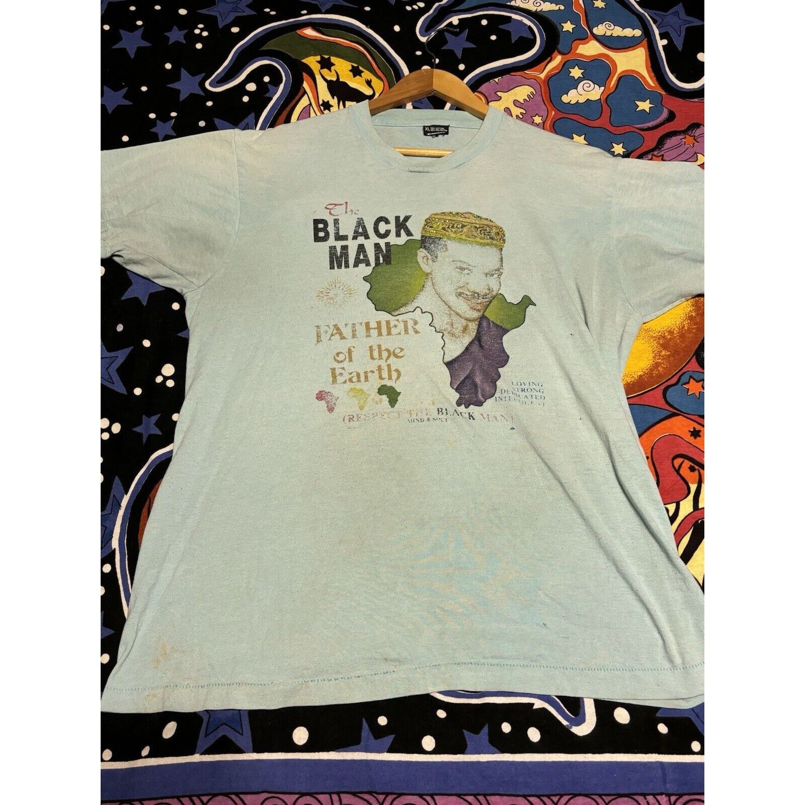 Other Vintage faded distressed the black man blue 90s T-shirt XL Size US XL / EU 56 / 4 - 3 Thumbnail