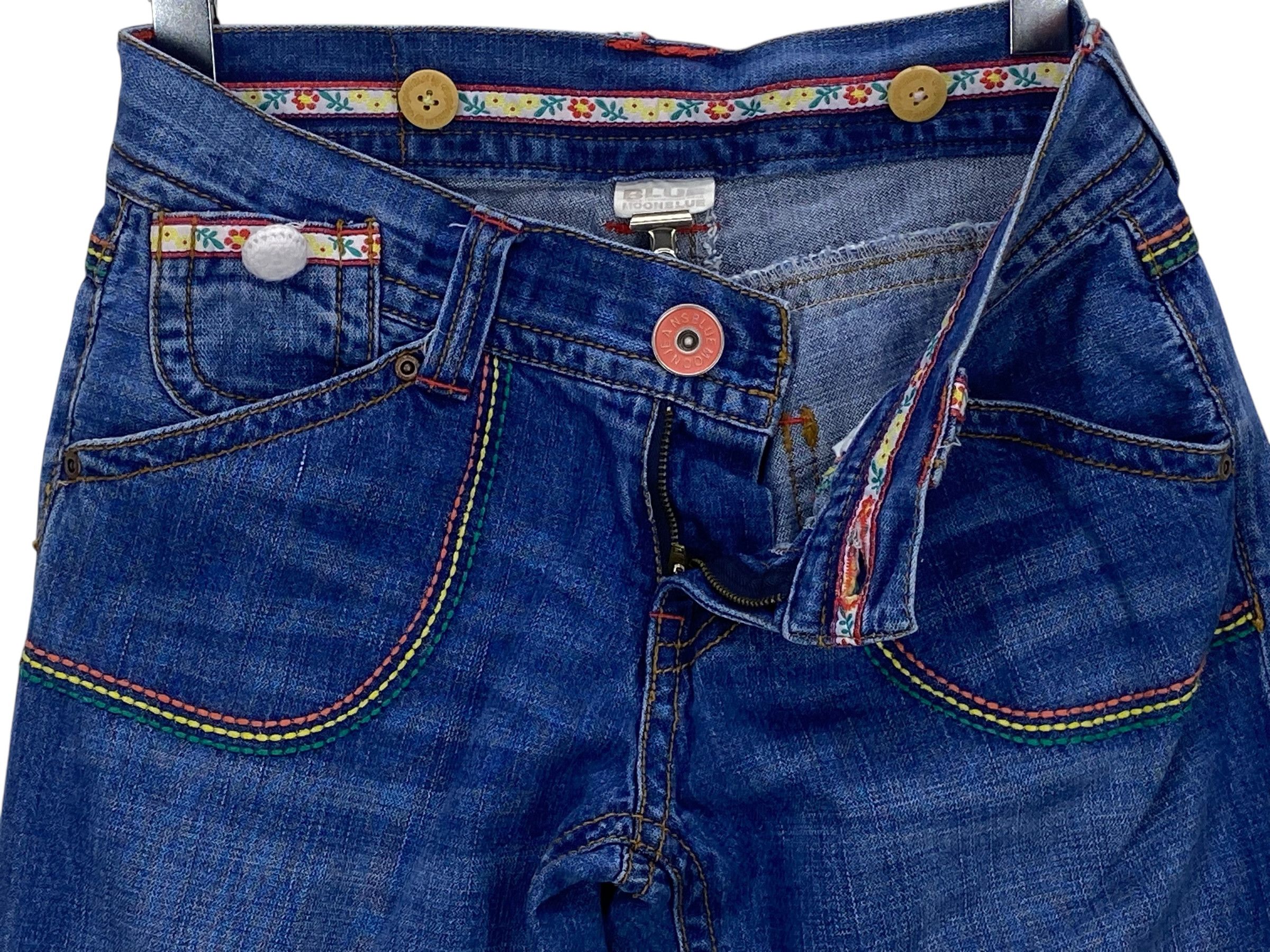 Japanese Brand Blue Moon Blue Japan Denim Jeans Low Rise Jeans Pants Size 26" / US 2 / IT 38 - 8 Thumbnail