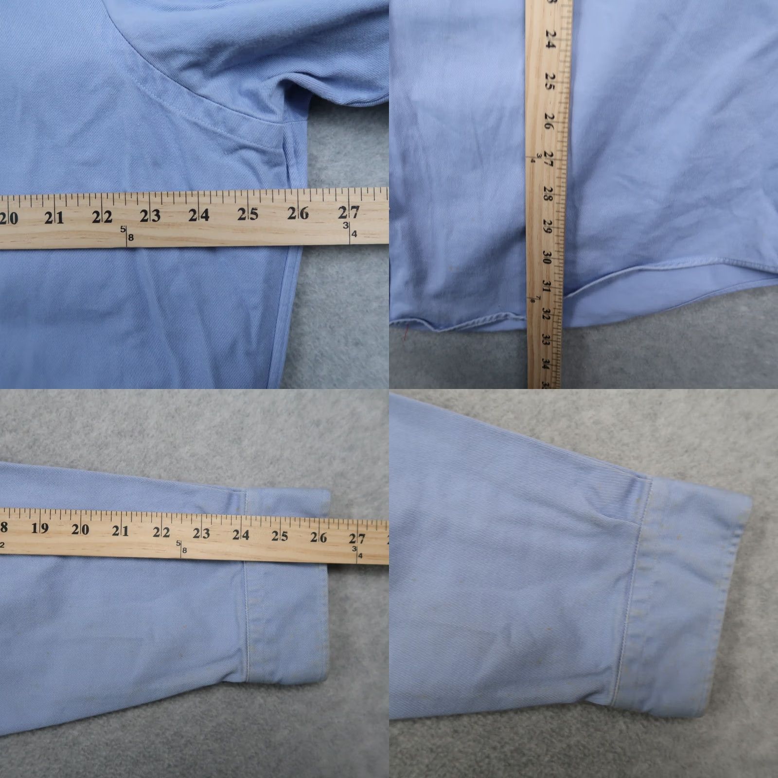 Polo Ralph Lauren VINTAGE Polo Ralph Lauren Button-Down Shirt Mens XL XLarge Blue 90s Classic Polo Shirt Men XL Blue Regular Size Shirt Size US XL / EU 56 / 4 - 9 Thumbnail
