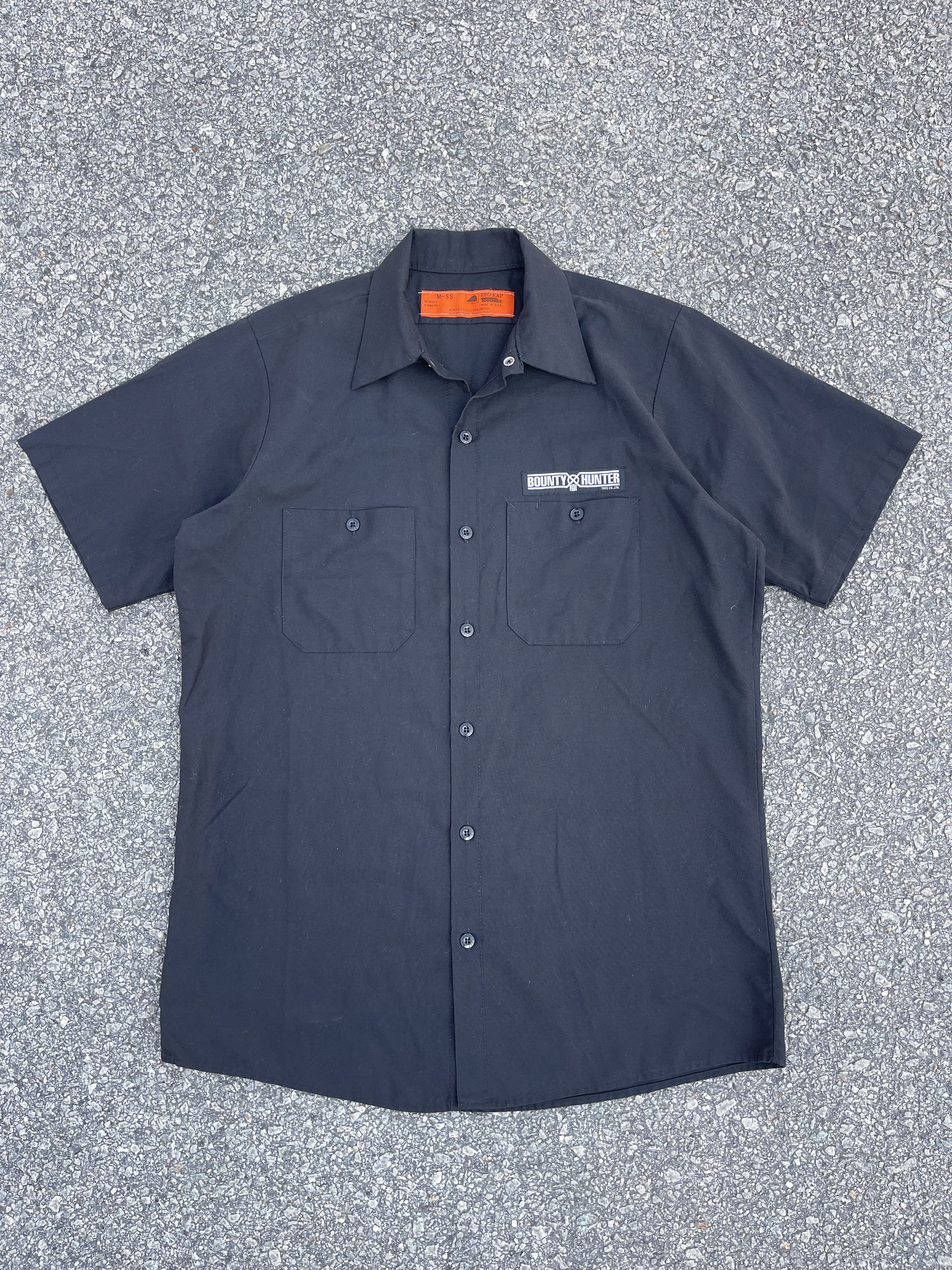 Bounty Hunter × Red Kap × Vintage Vtg Bounty Hunter x Red Kap Black Shirt Size US M / EU 48-50 / 2 - 1 Thumbnail
