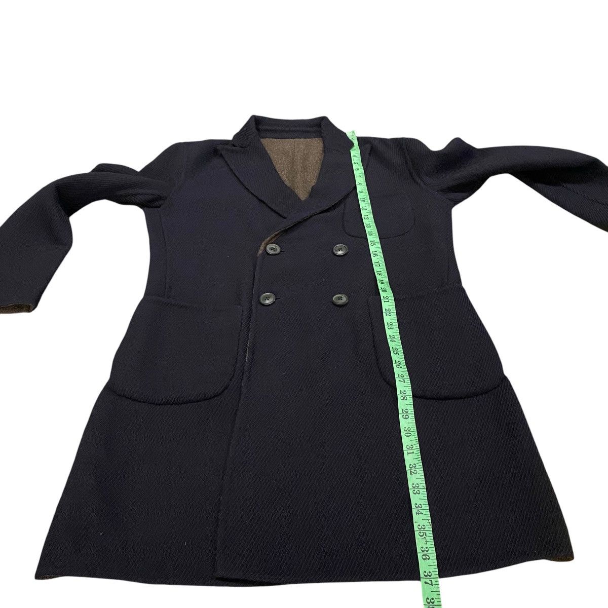 Lardini Lardini Long Jacket Double Breasted Reversible Size US M / EU 48-50 / 2 - 15 Thumbnail