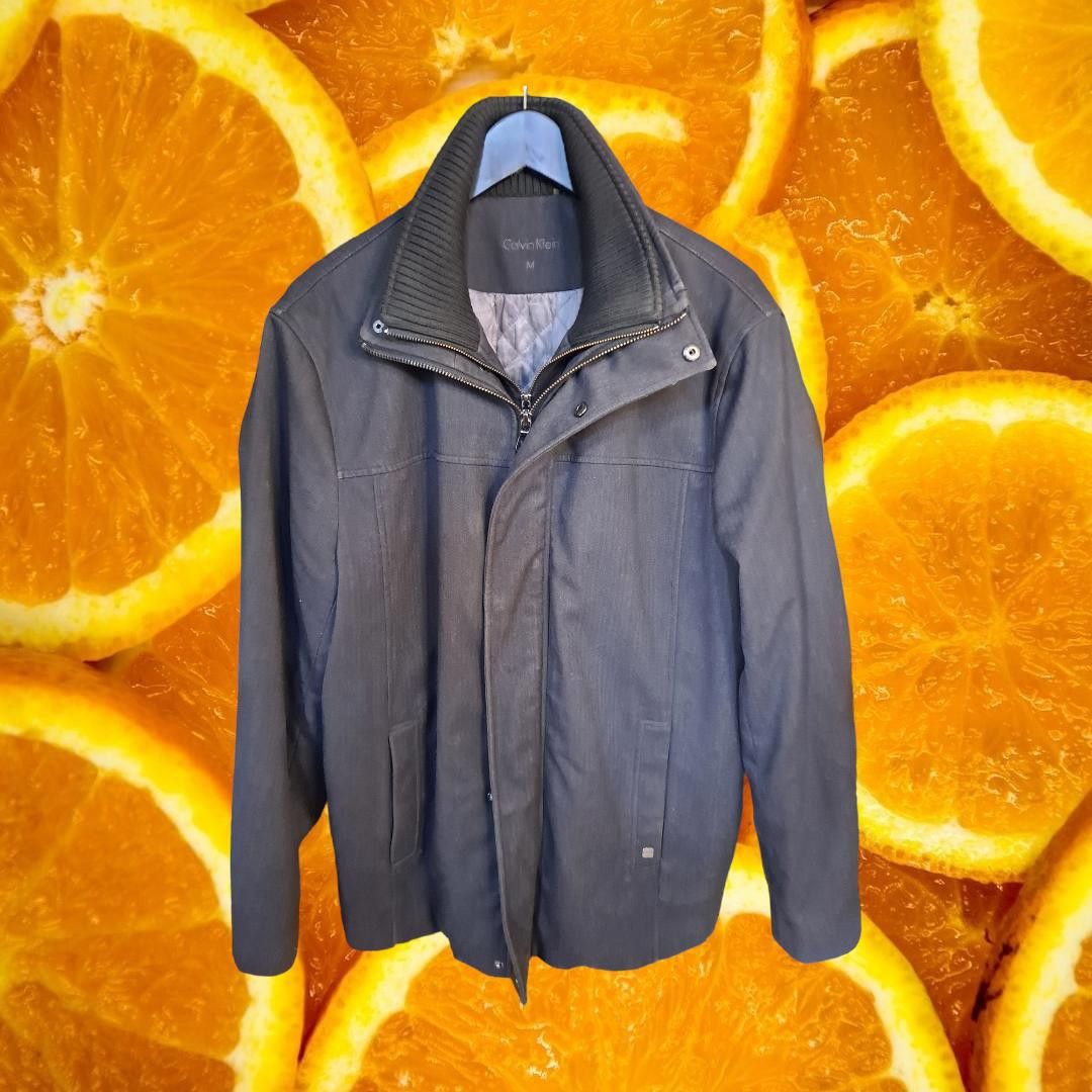 Calvin Klein Calvin Klein Wool Blend Double Zipper Heavyweight Black Coat Size US M / EU 48-50 / 2 - 1 Thumbnail
