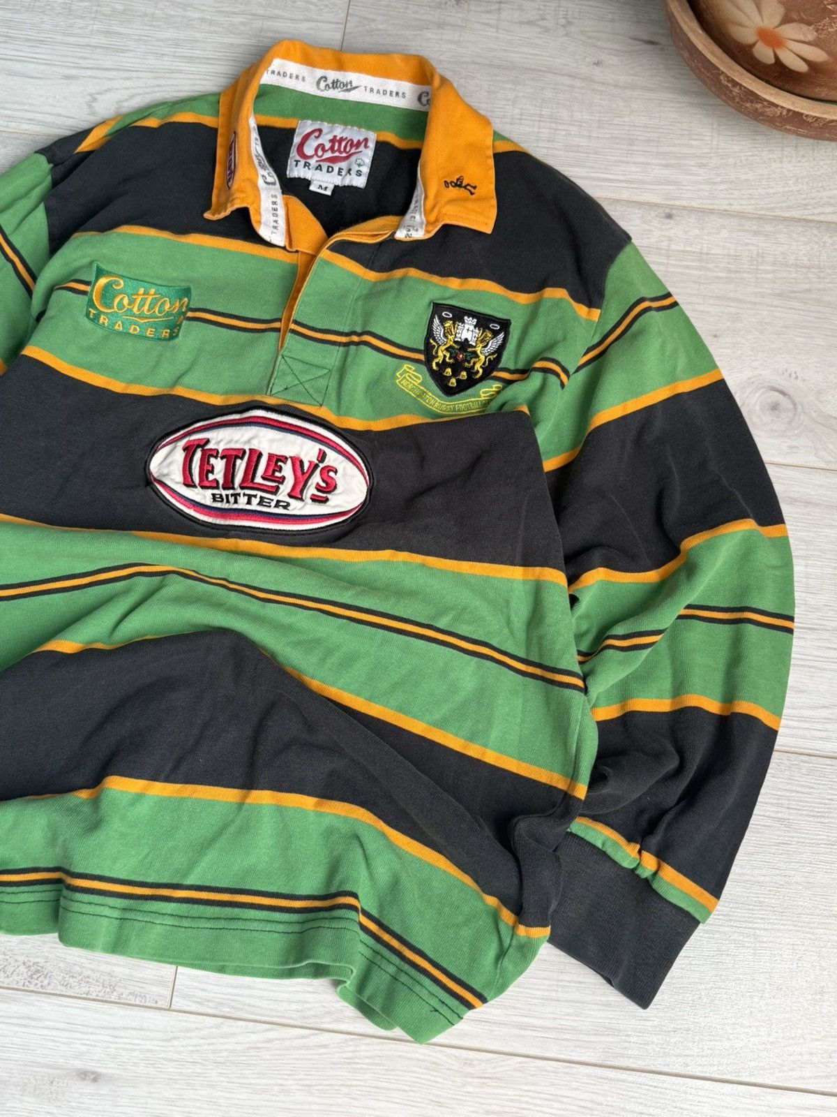 Cotton Traders Vintage Cotton Traders Northampton Saints Rugby Shirt 90s Size US M / EU 48-50 / 2 - 2 Thumbnail