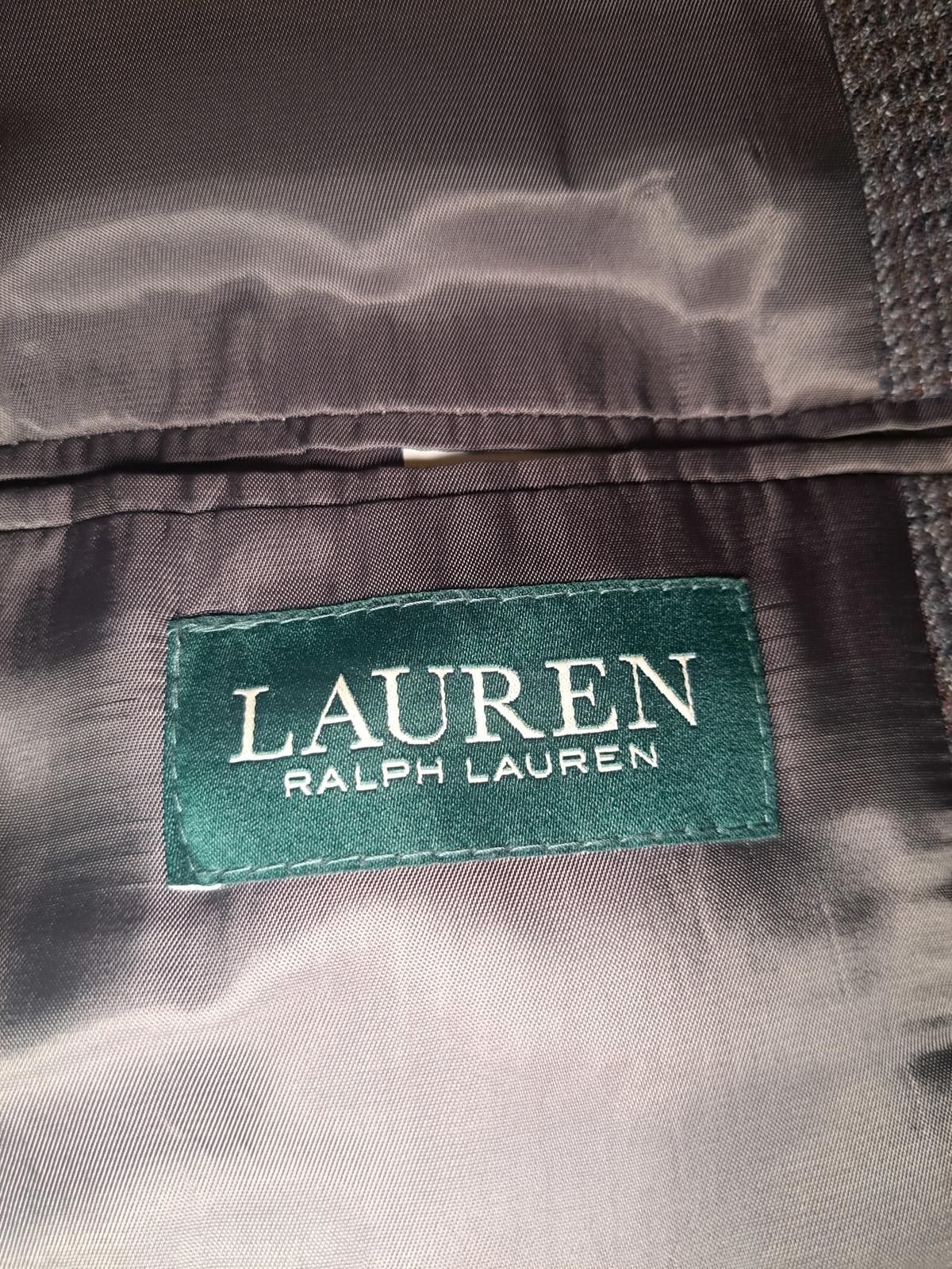 Polo Ralph Lauren Ralph Lauren Sport Coat Mens 50R Gray Glen Plaid Wool Size 50R - 2 Thumbnail