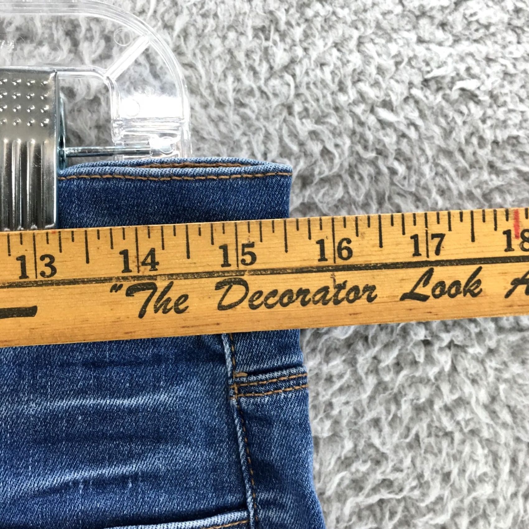 Pacsun Pacsun Jegging Jeans Womens Blue Ripped Denim Mid Rise Zip Fly 31 in. Cotton Blend Stretch Pocket 5-Pocket Regular Size 24" / US 00 / IT 34 - 5 Thumbnail