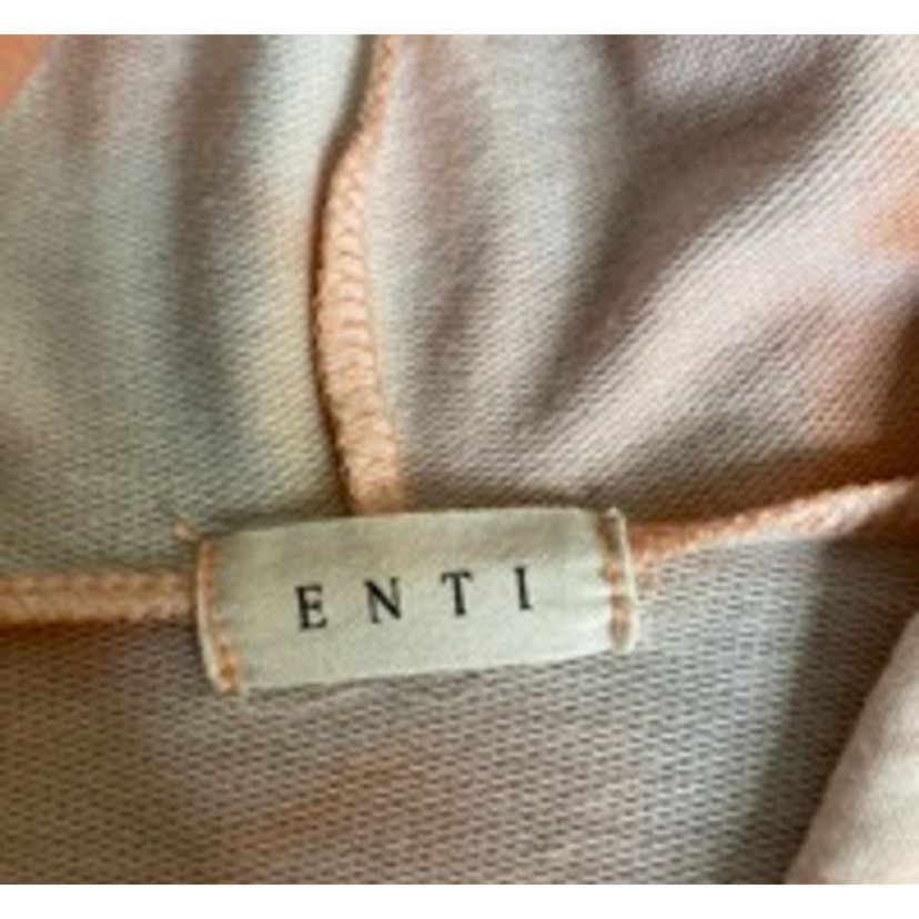 Other Enti Peach White Tie Dye Lightweight Hoodie Sweatshirt Size M / US 6-8 / IT 42-44 - 3 Thumbnail