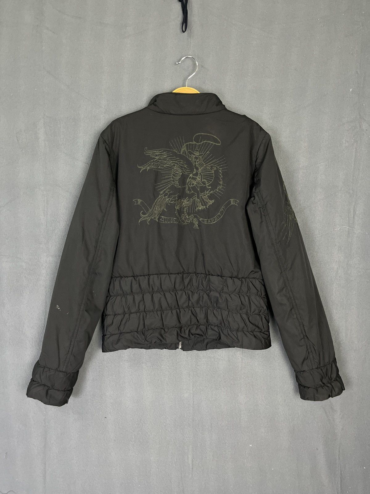 Cowboy Equipment × Diesel Diesel Bandit Embroidered Cowgirl & a Beast Cropped Jacket Size M / US 6-8 / IT 42-44 - 1 Thumbnail