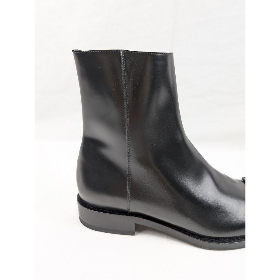 Balenciaga o1rshd1 Smooth Calf BB Matt Icon Bootie in Black/Black Size US 10 / EU 43 - 4 Thumbnail