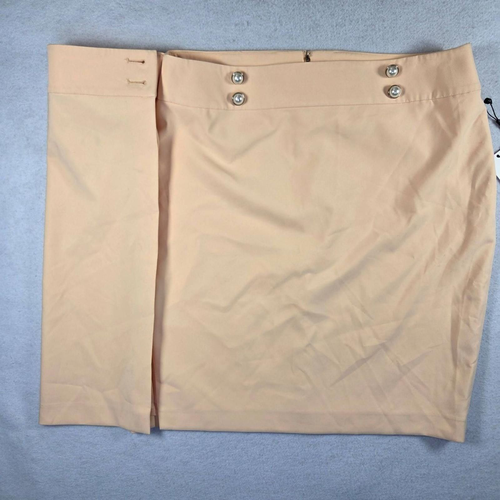 Calvin Klein NWT Calvin Klein Womens Size 16 Tan Suit Skirt - W/ Staining Size XXL / US 16-18 / IT 52-54 - 3 Thumbnail