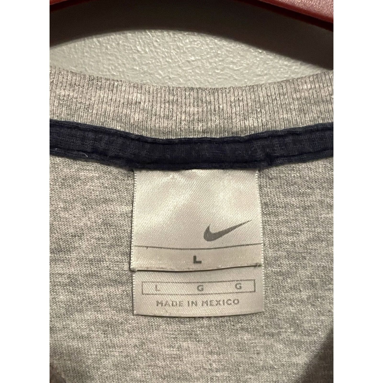Nike Nike Y2K Vintage Baseball Long Sleeve Shirt Gray Size Large (C353) - Size US L / EU 52-54 / 3 - 4 Thumbnail