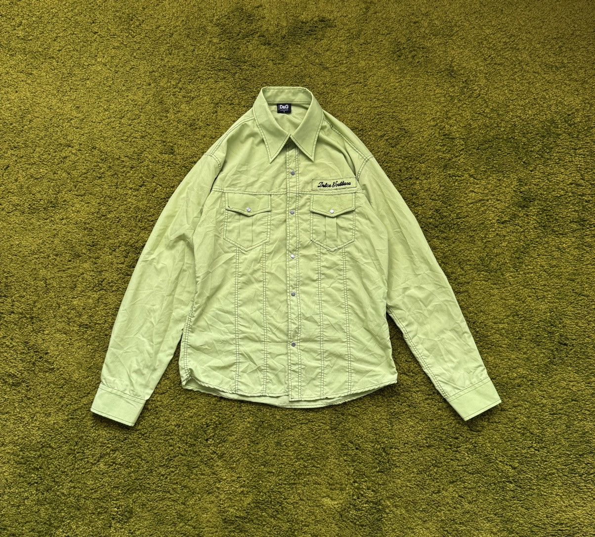 Designer × Dolce & Gabbana × Vintage Dolce & Gabbana D&G buttons up avant garde shirt Size US S / EU 44-46 / 1 - 1 Thumbnail