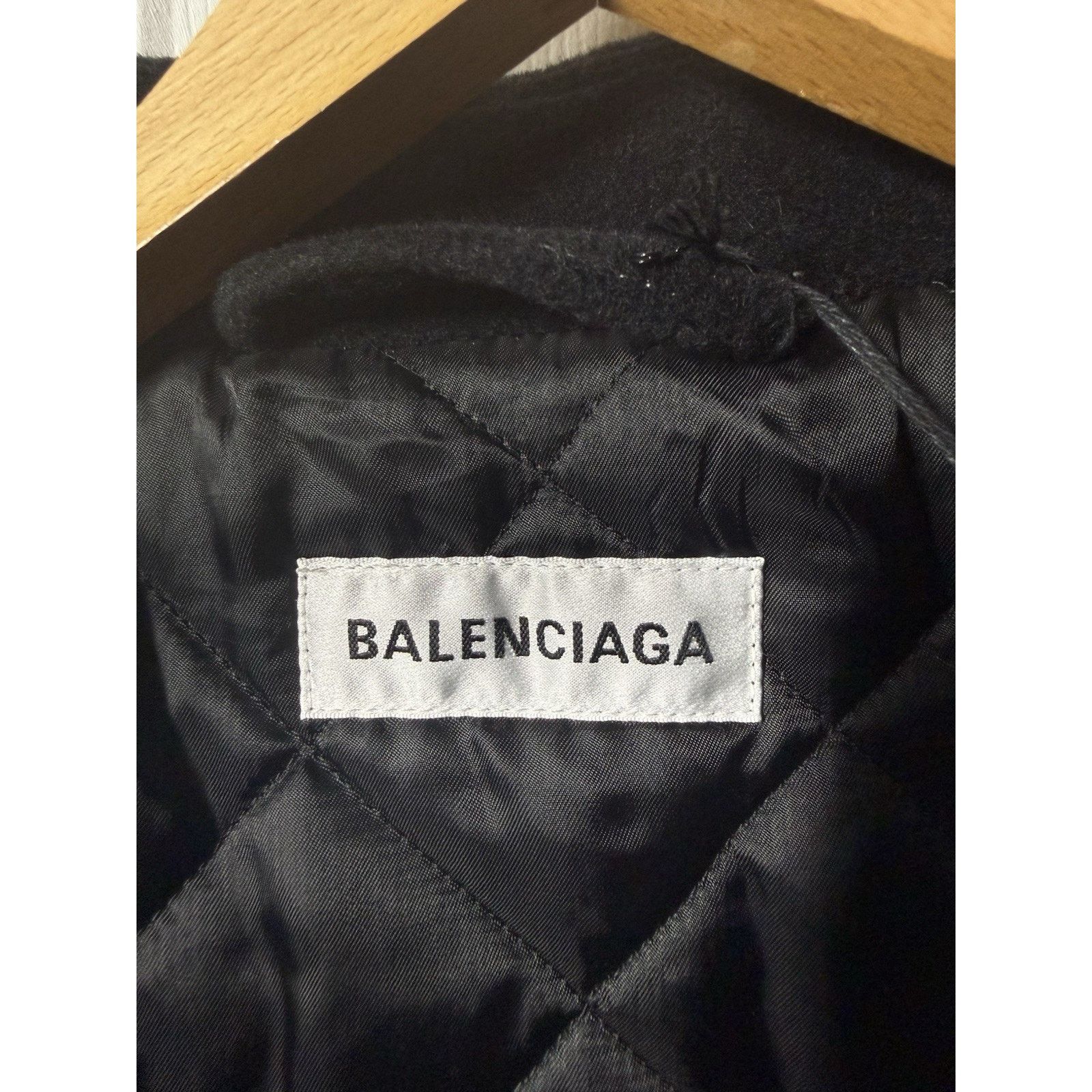 Balenciaga Balenciaga Patched Pea Coat Size US M / EU 48-50 / 2 - 3 Thumbnail