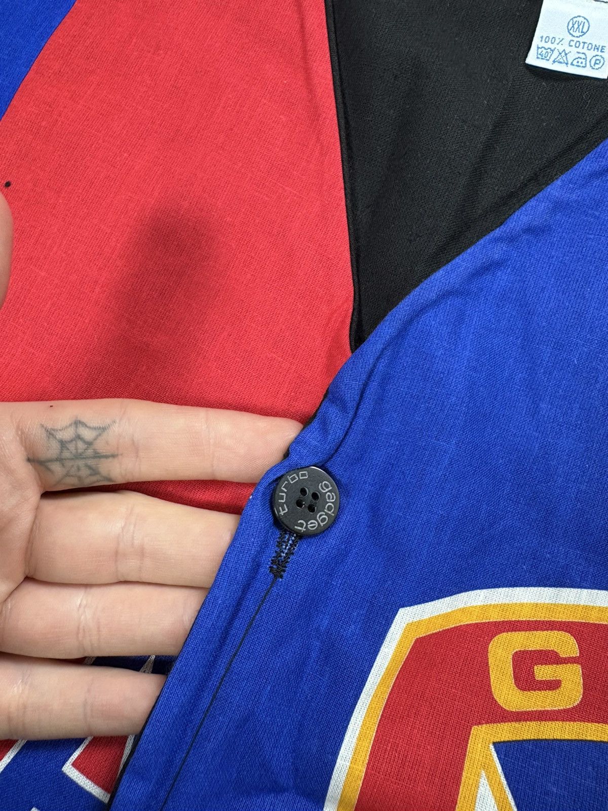Vintage Turbogadget Genoa 1893 Soccer Italy Vest Jacket blokecore Size US XL / EU 56 / 4 - 4 Thumbnail