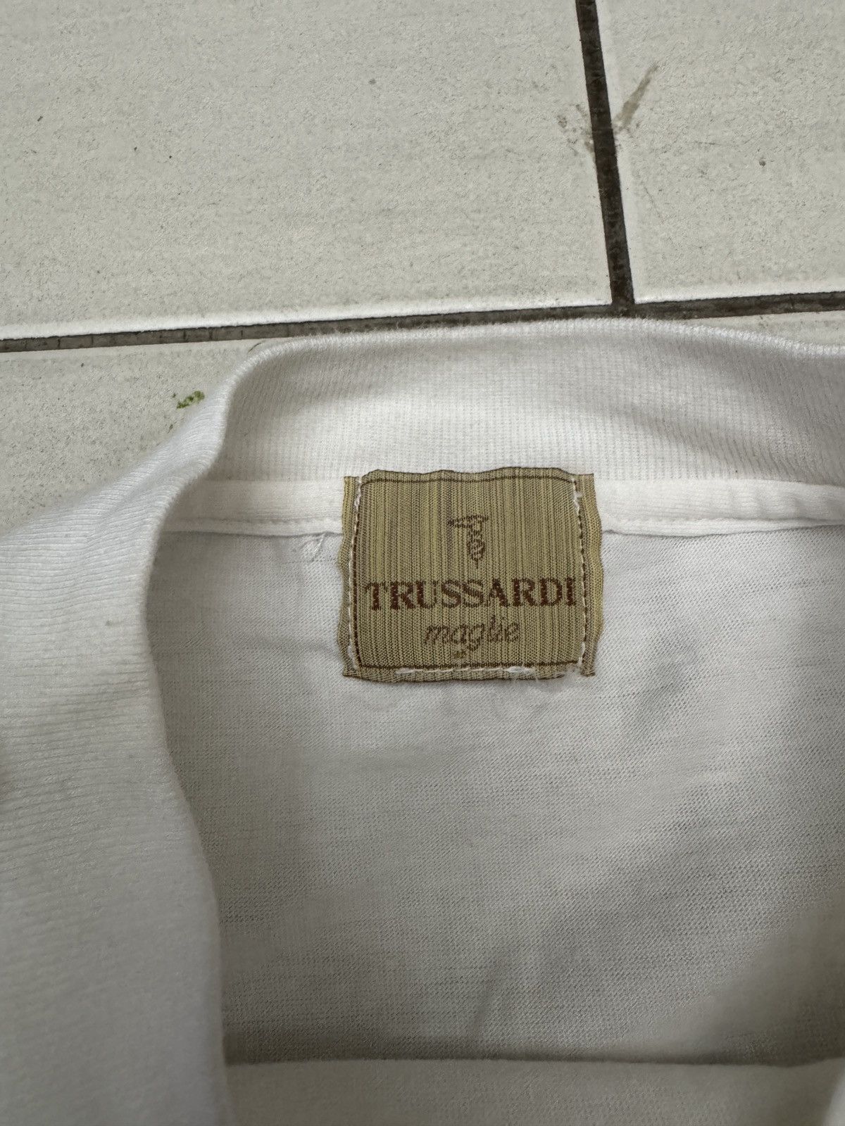 Trussardi Vintage Trussardi big logo Size US L / EU 52-54 / 3 - 3 Thumbnail