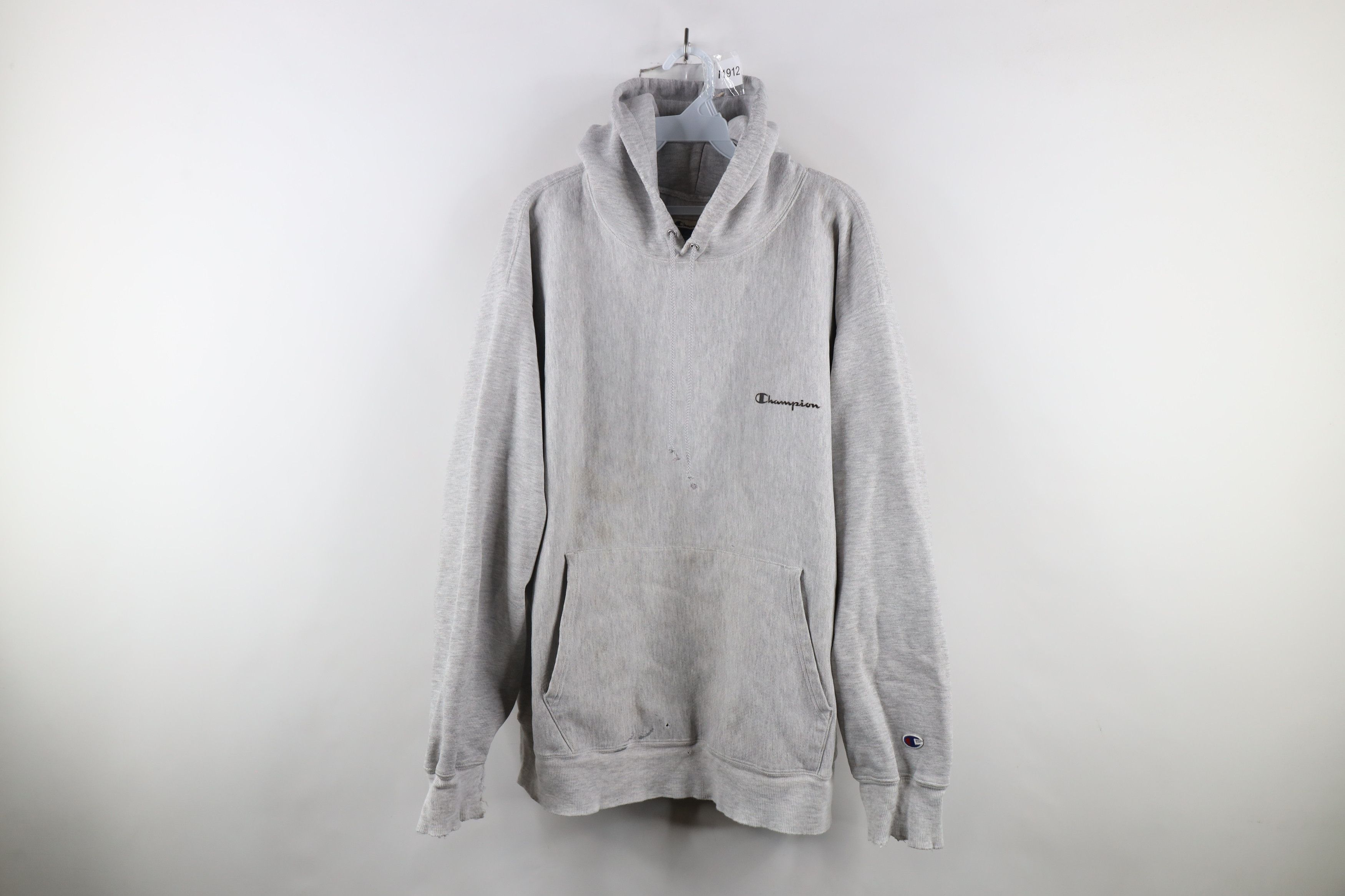 Champion × Vintage Vintage 90s Champion Reverse Weave Heavyweight Hoodie Size US XL / EU 56 / 4 - 1 Thumbnail