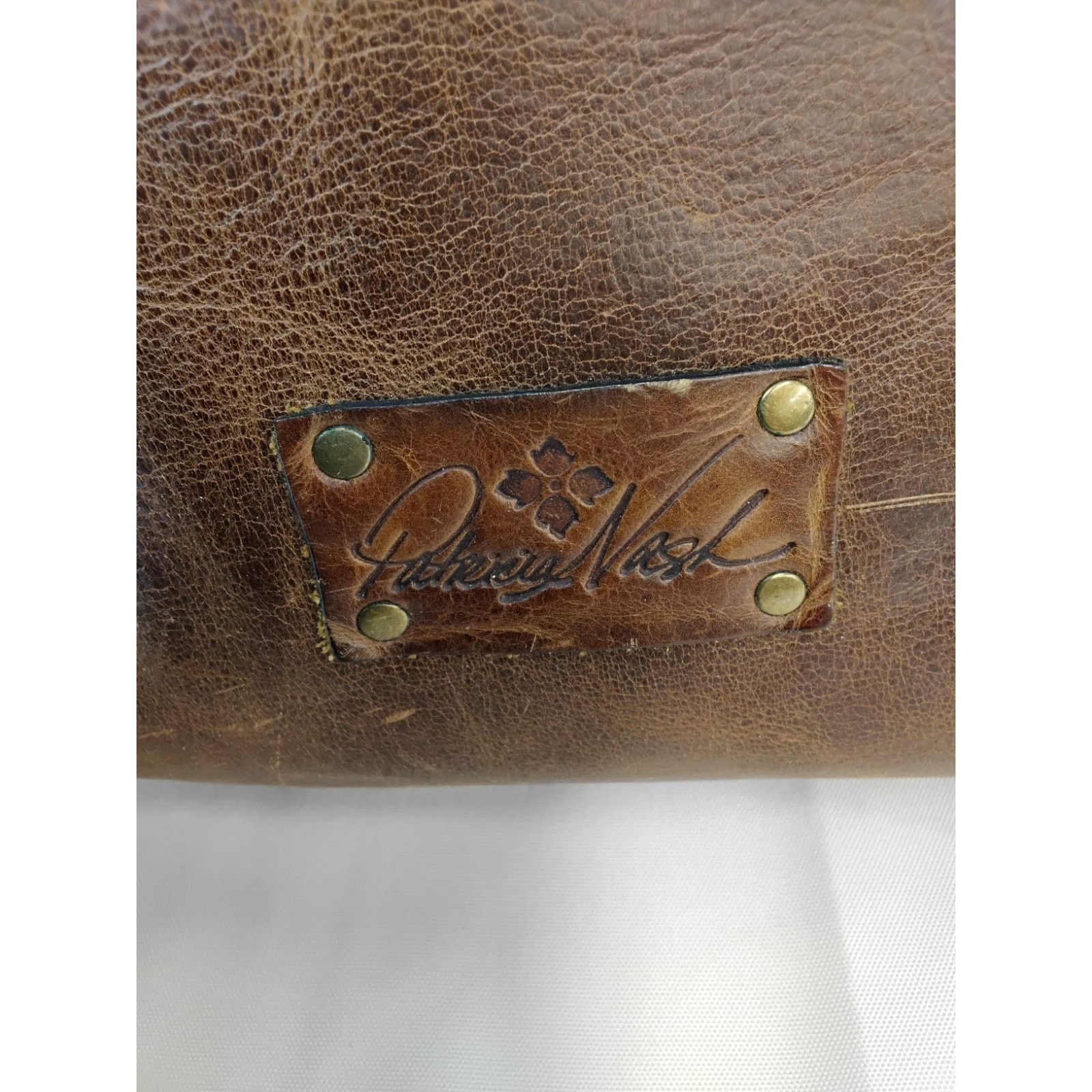 Patricia Nash Patricia Nash Leather Tote Bag Brown Purse Brass Hardware Size ONE SIZE - 6 Thumbnail
