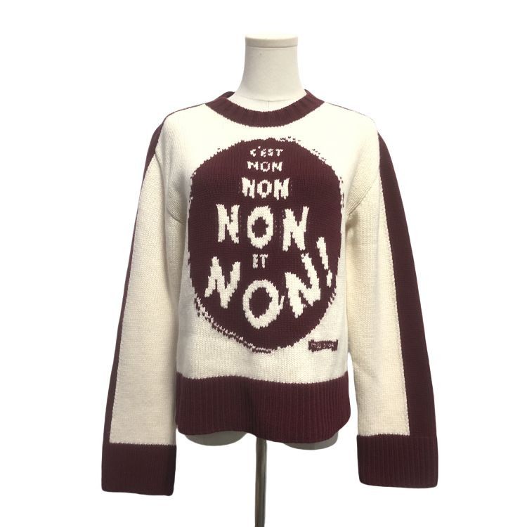 Dior Dior C'est Non Non Wool Cashmere Sweater Size 34 Size XS / US 0-2 / IT 36-38 - 1 Thumbnail