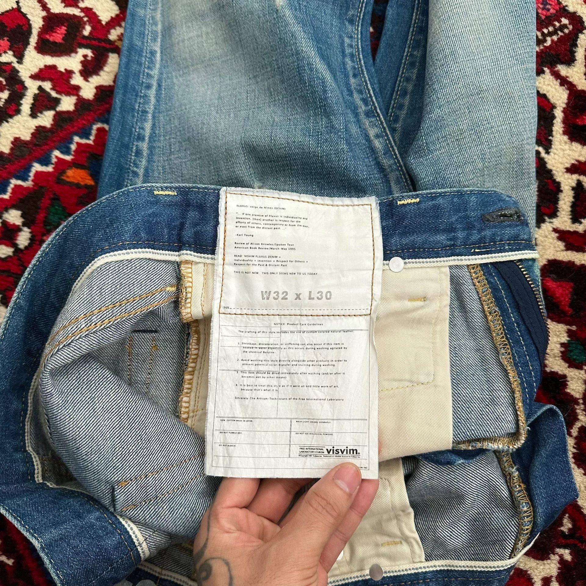 Visvim visvim 11aw 04d5 Washed Jeans Size US 32 / EU 48 - 7 Thumbnail