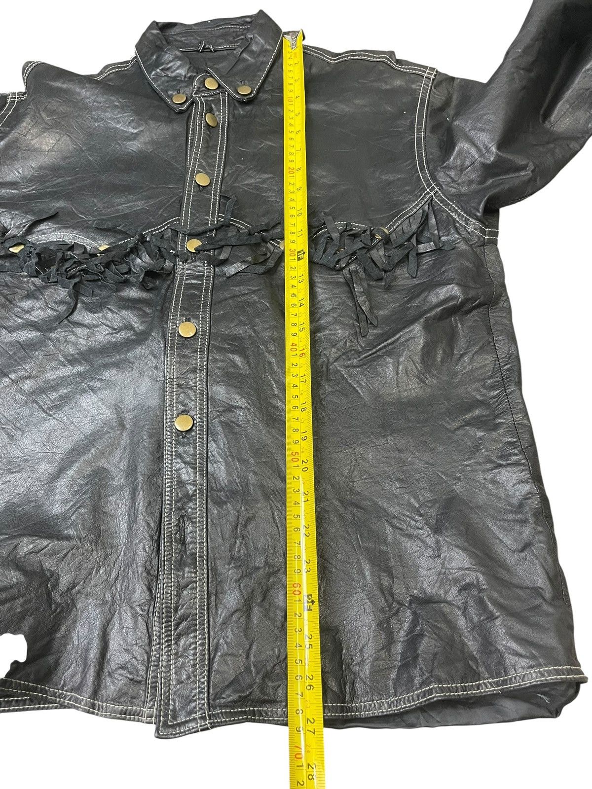 Leather Vintage Cowboy Leather Jacket Size US L / EU 52-54 / 3 - 8 Thumbnail