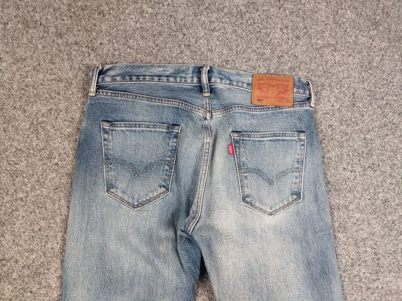 Levi's Levis 501 Patchwork Denim Distressed Jeans Vintage Style Size US 34 / EU 50 - 12 Thumbnail