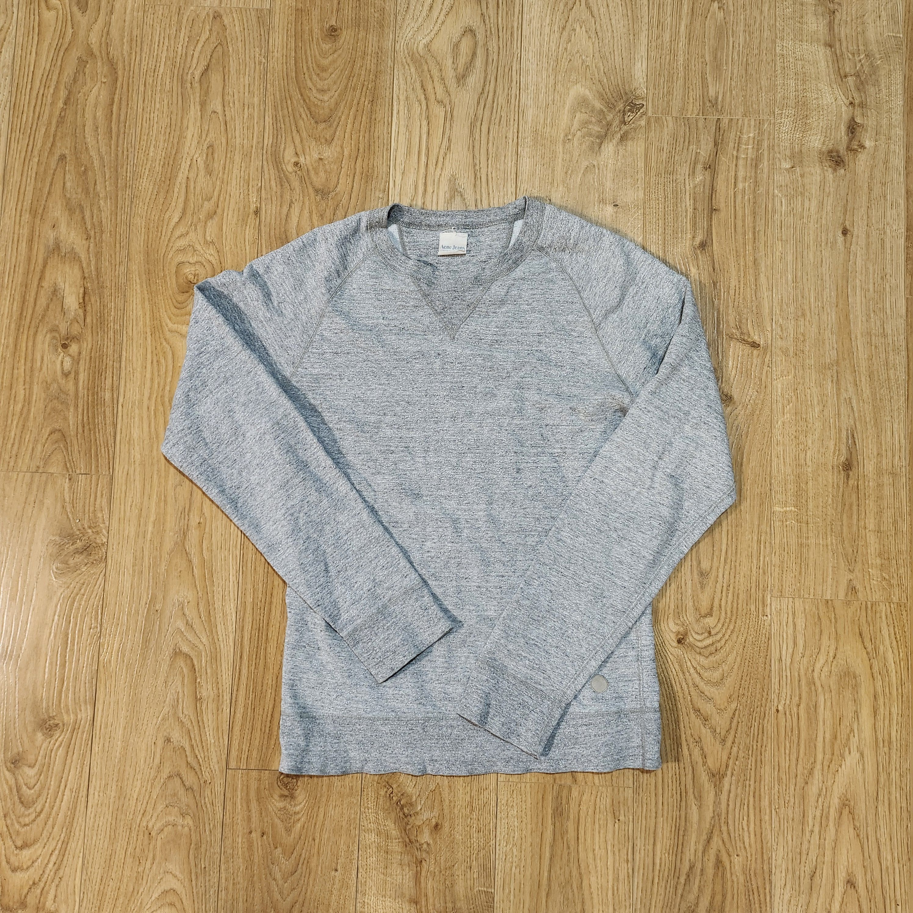 Acne Studios Archive Acne Jeans Japan SS/08 MSO-3 Grey Melange Sweatshirt Size US M / EU 48-50 / 2 - 1 Thumbnail