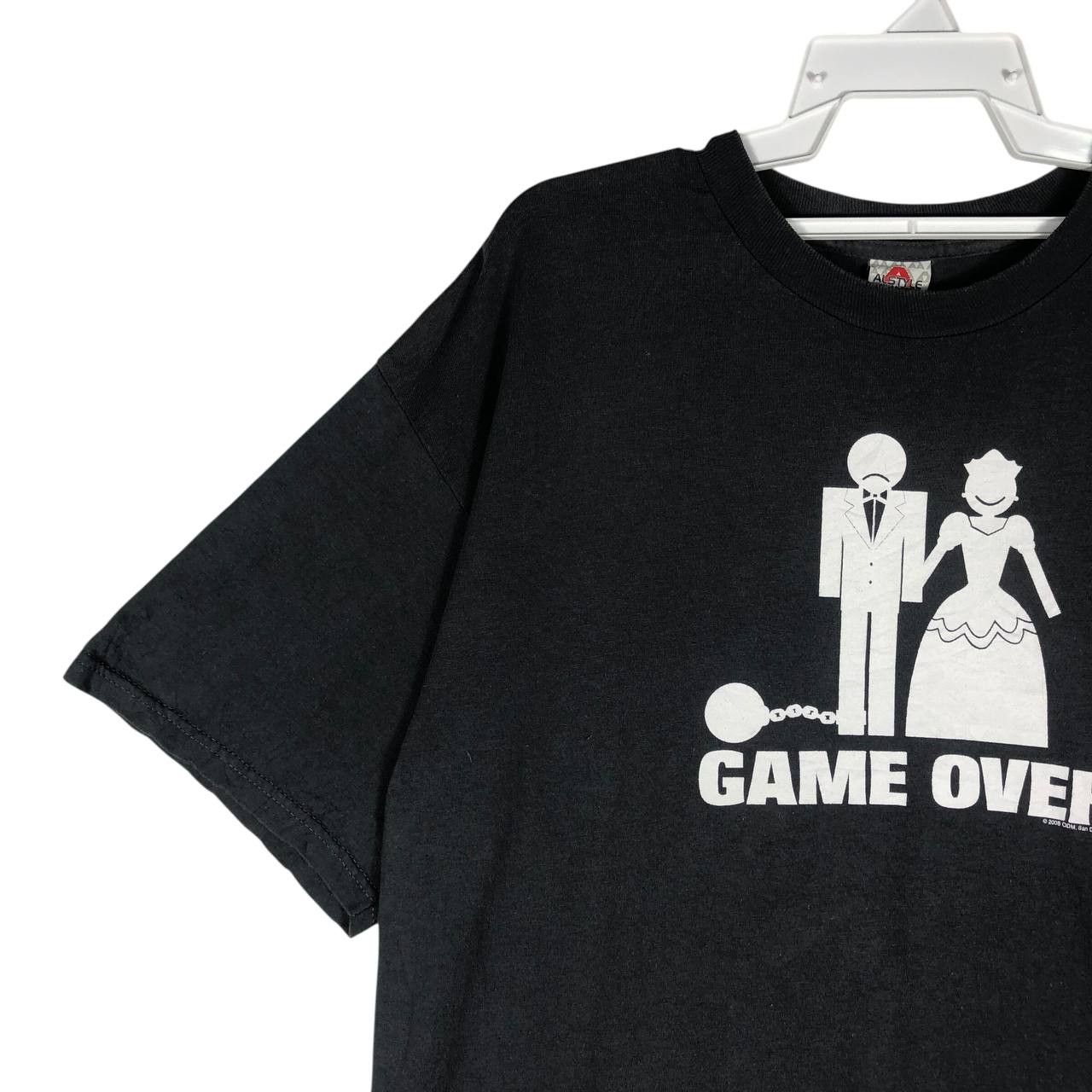 Vintage Vintage Game Over Married T-Shirt Size US XL / EU 56 / 4 - 3 Thumbnail