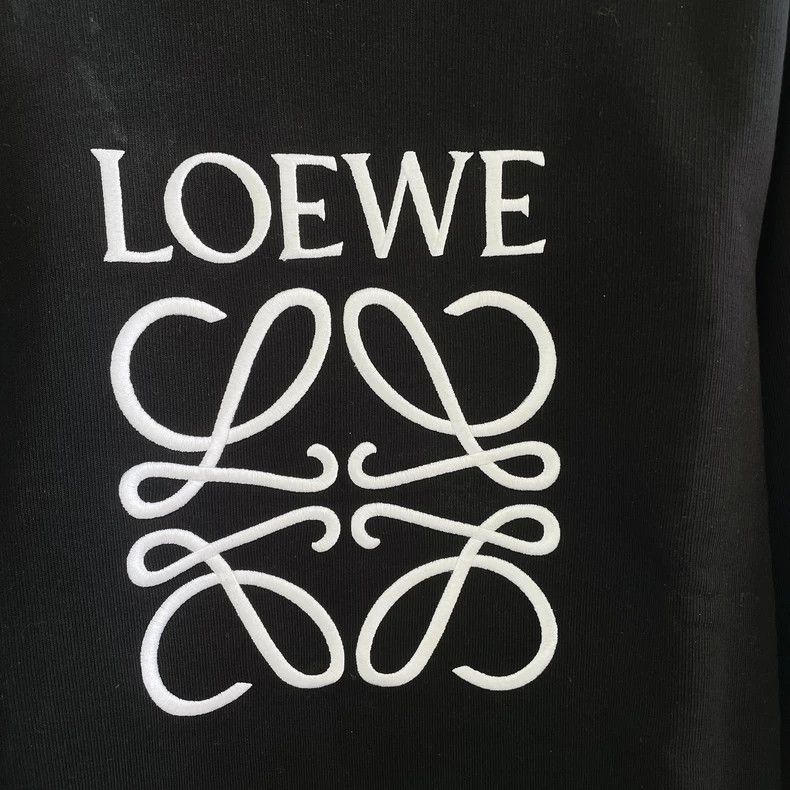 Loewe Loewe Black round neck sweater Size M / US 6-8 / IT 42-44 - 4 Thumbnail