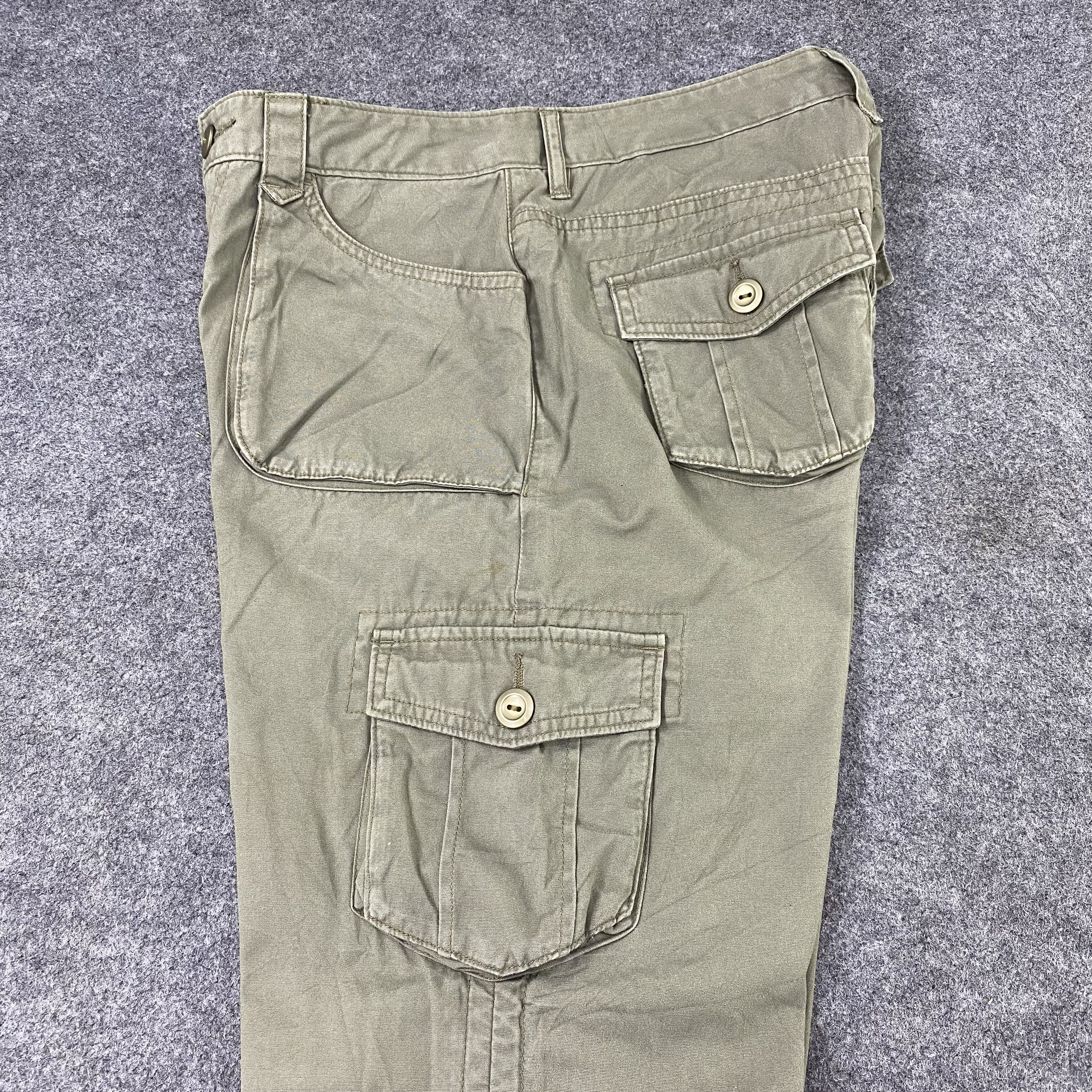 Japanese Brand Japanese Brand Faded Green Cargo Short Pants -C050 Size US 28 / EU 44 - 4 Thumbnail