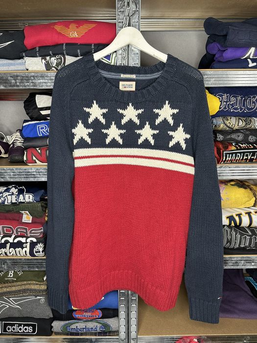 Vintage tommy hilfiger knit 2024 sweater