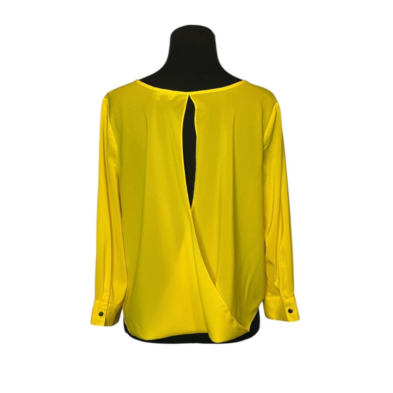 Bebe Bebe yellow vibrant 3/4 sleeves blouse size XS Size XS / US 0-2 / IT 36-38 - 2 Thumbnail