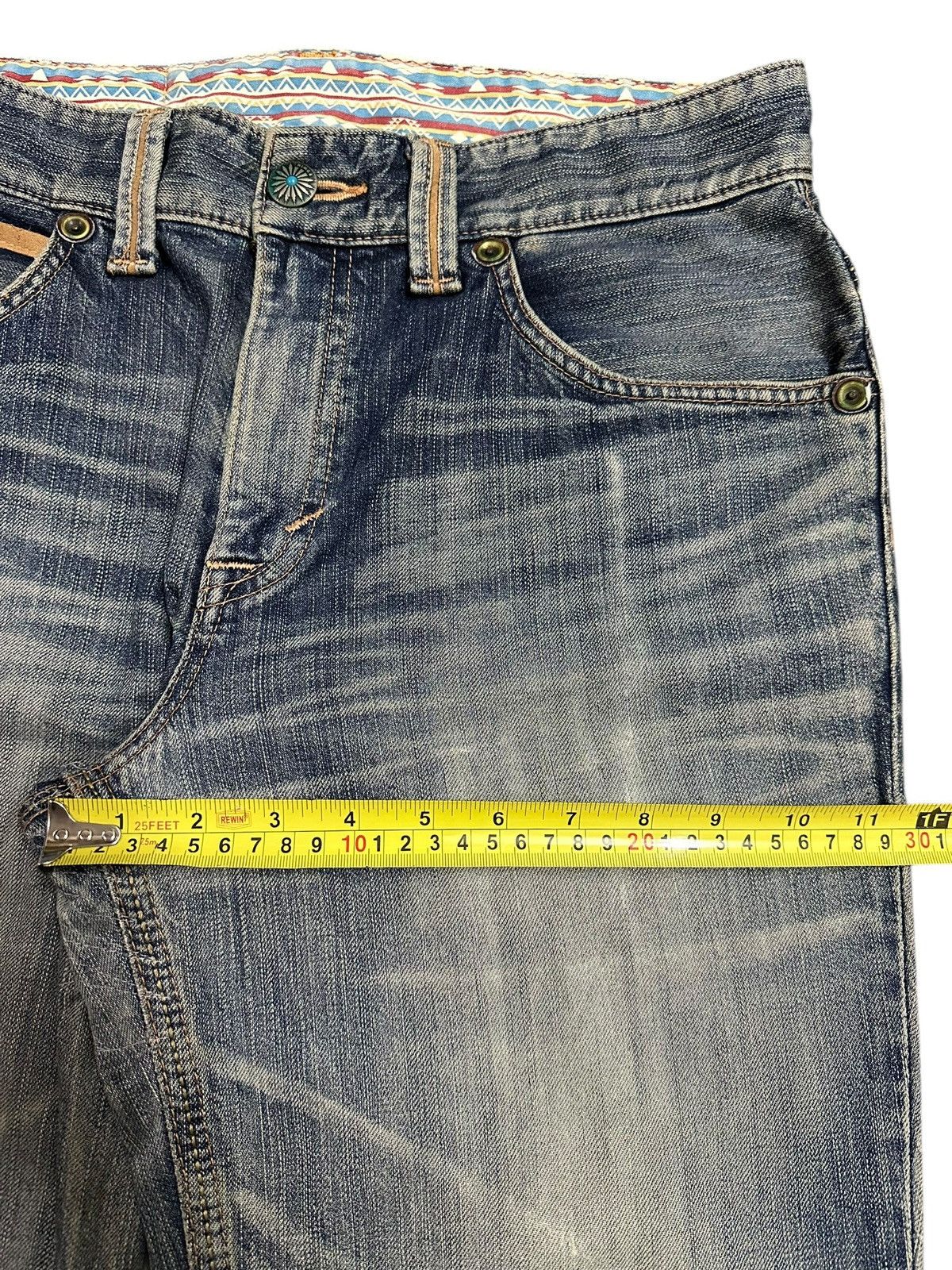 Edwin Edwin XV Exclusive Vintage Faded Wash Style Baggy Jeans Size US 33 - 14 Thumbnail