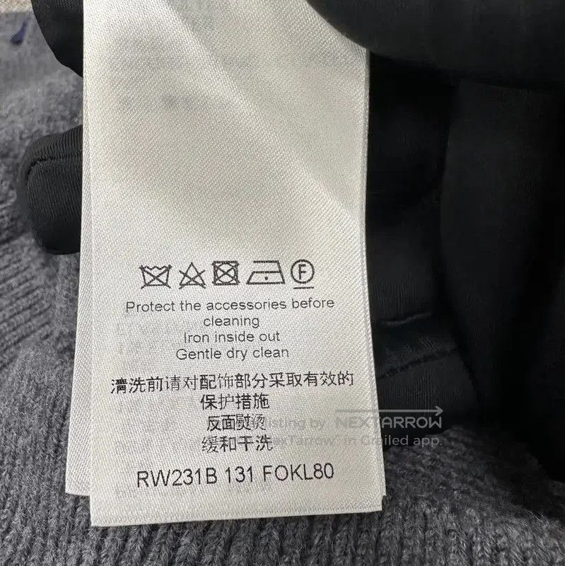Louis Vuitton Louis Vuitton Gray Wool Sweater for Women . Size M / US 6-8 / IT 42-44 - 3 Thumbnail