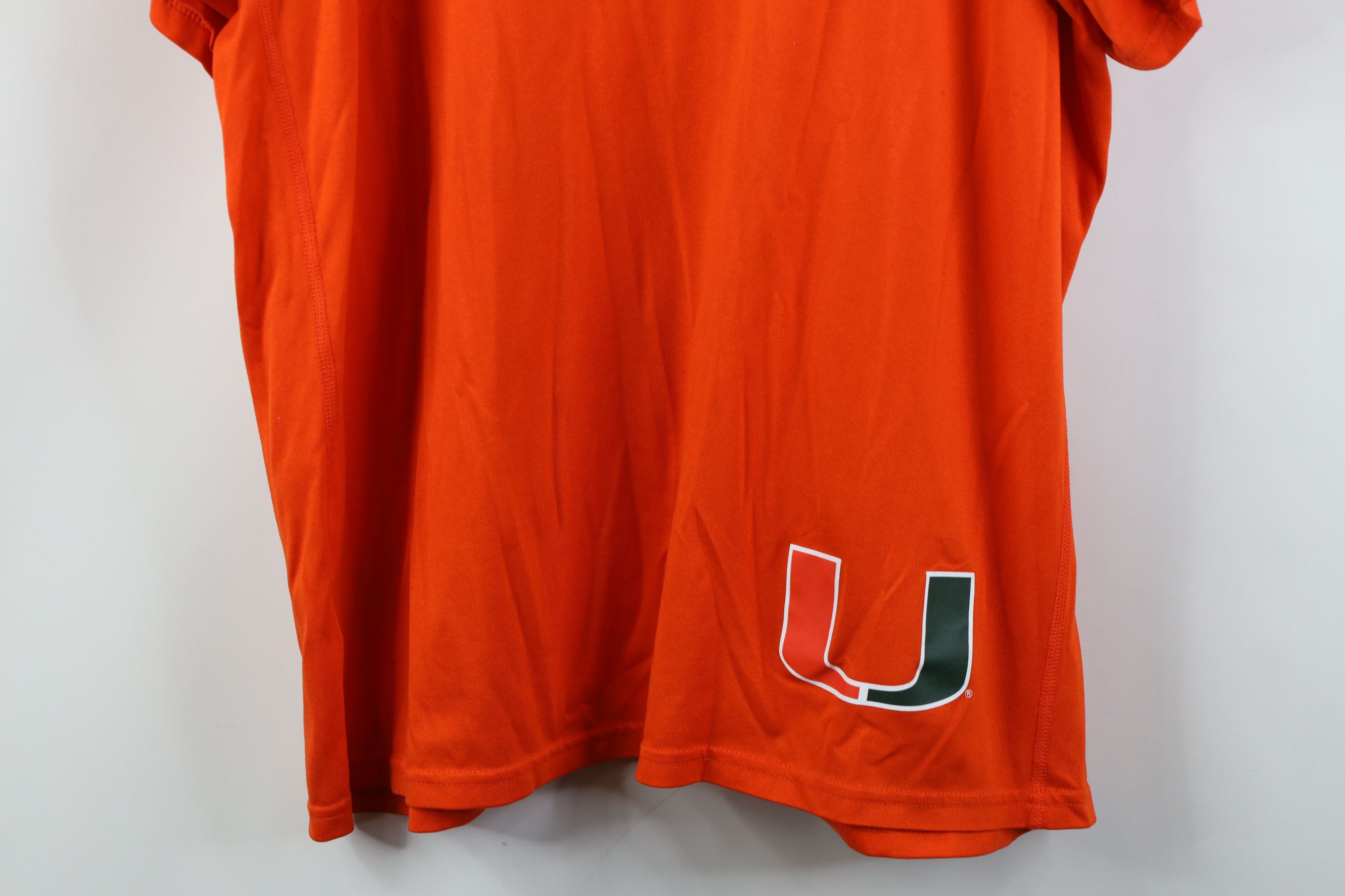 Nike Nike University of Miami Football Short Sleeve T-Shirt Size US L / EU 52-54 / 3 - 12 Thumbnail