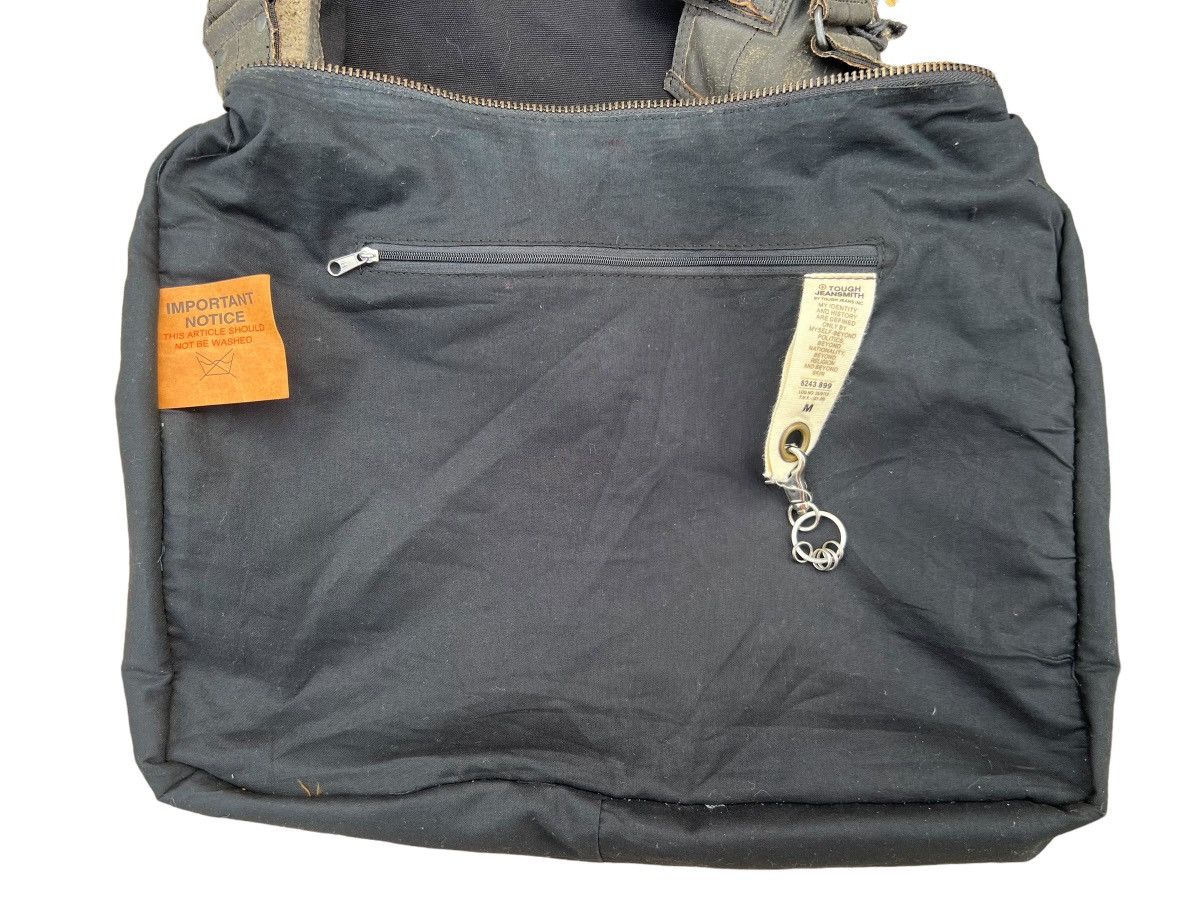 Vintage RARE! Vintage Tough Jeans Military Distress Wax Large Bag Size ONE SIZE - 20 Thumbnail