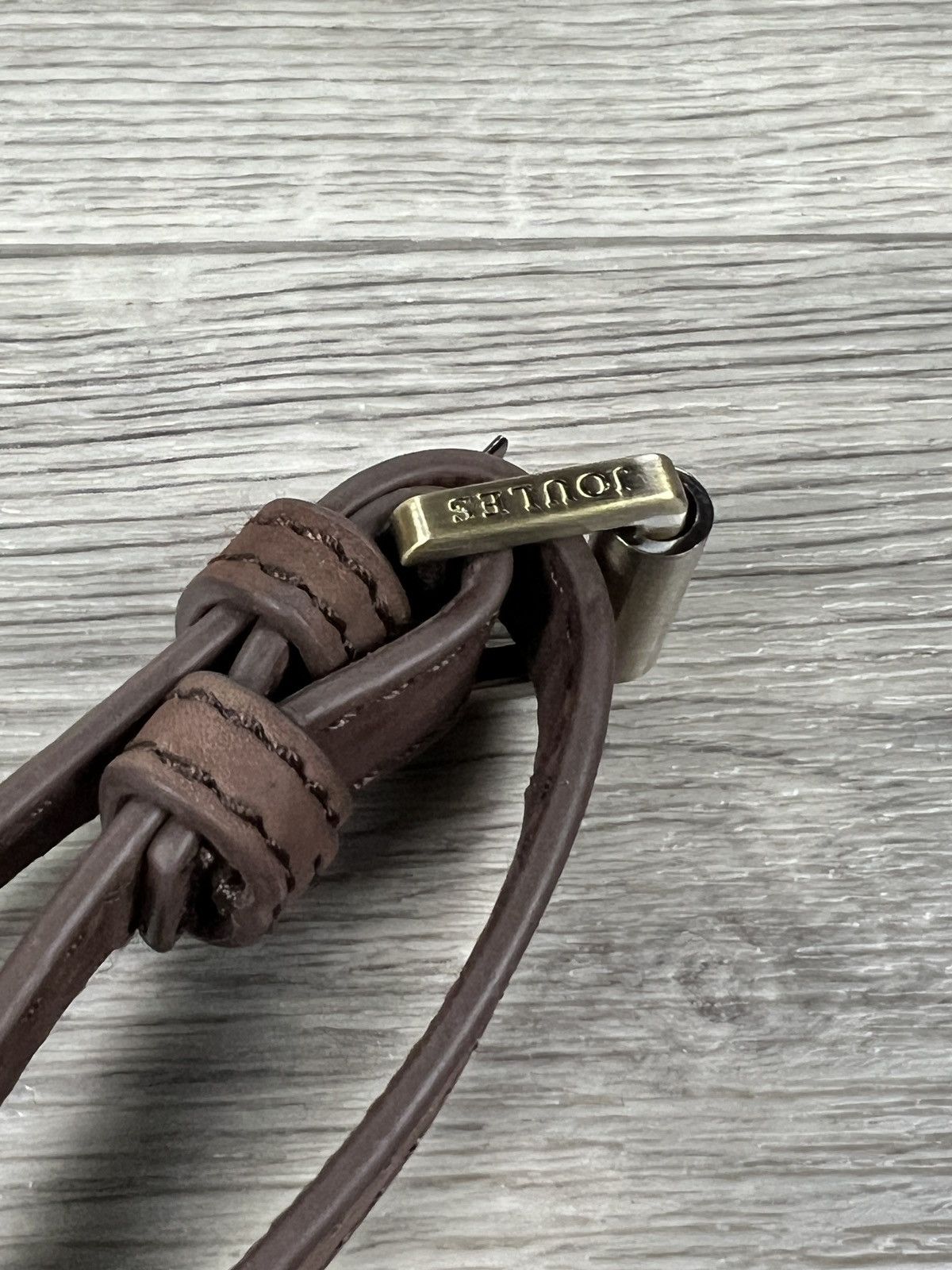 Other Joules Dawcett Spanish Leather Saddle Bag - Chocolate Size ONE SIZE - 4 Thumbnail