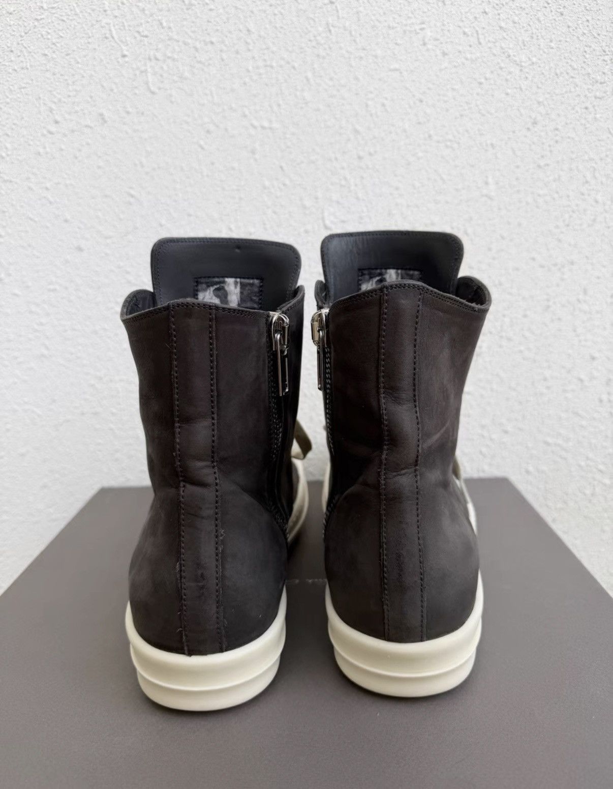 Rick Owens Rick Owens new high-top gray suede sneakers Size US 8 / EU 41 - 6 Thumbnail