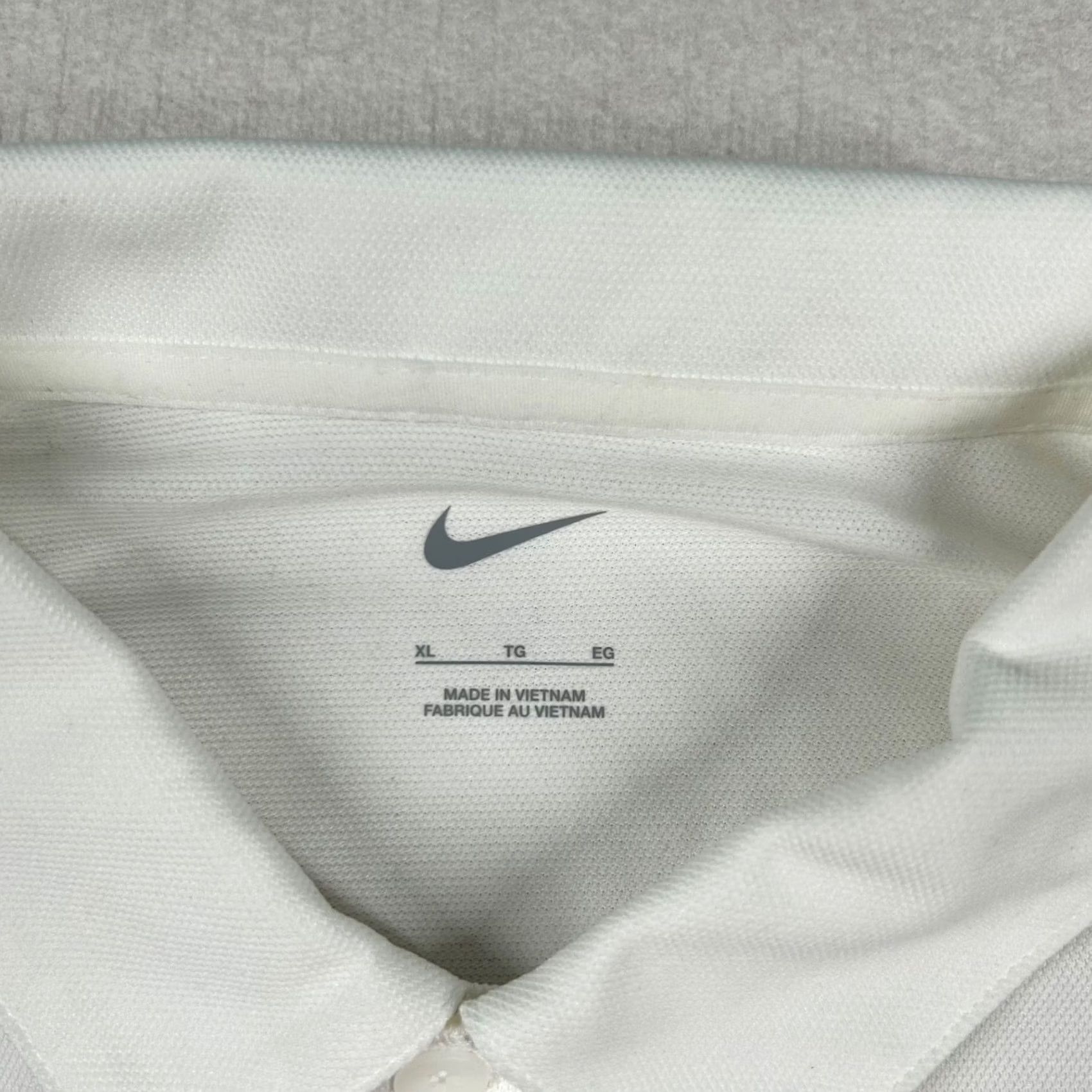 Nike Nike Polo Shirt Men XL White Golf Embroidered Pennzoil Solid Breathable Lightweight 100% Polyester Size US XL / EU 56 / 4 - 6 Thumbnail