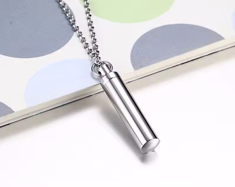 Other Openable Cylindrical Capsule Pendant Necklace Size ONE SIZE - 3 Thumbnail