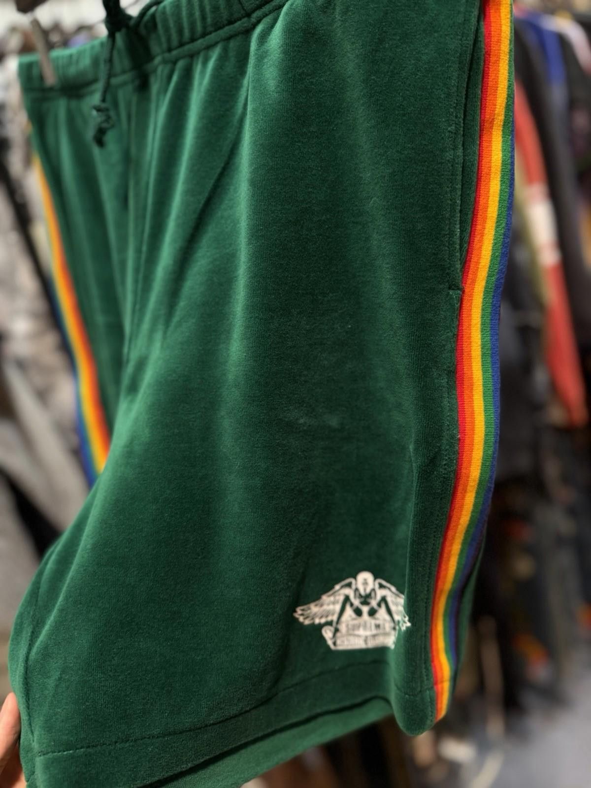 Supreme SS21 Supreme x Hysteric Glamour Velour Short Green Medium Size US 32 / EU 48 - 3 Thumbnail