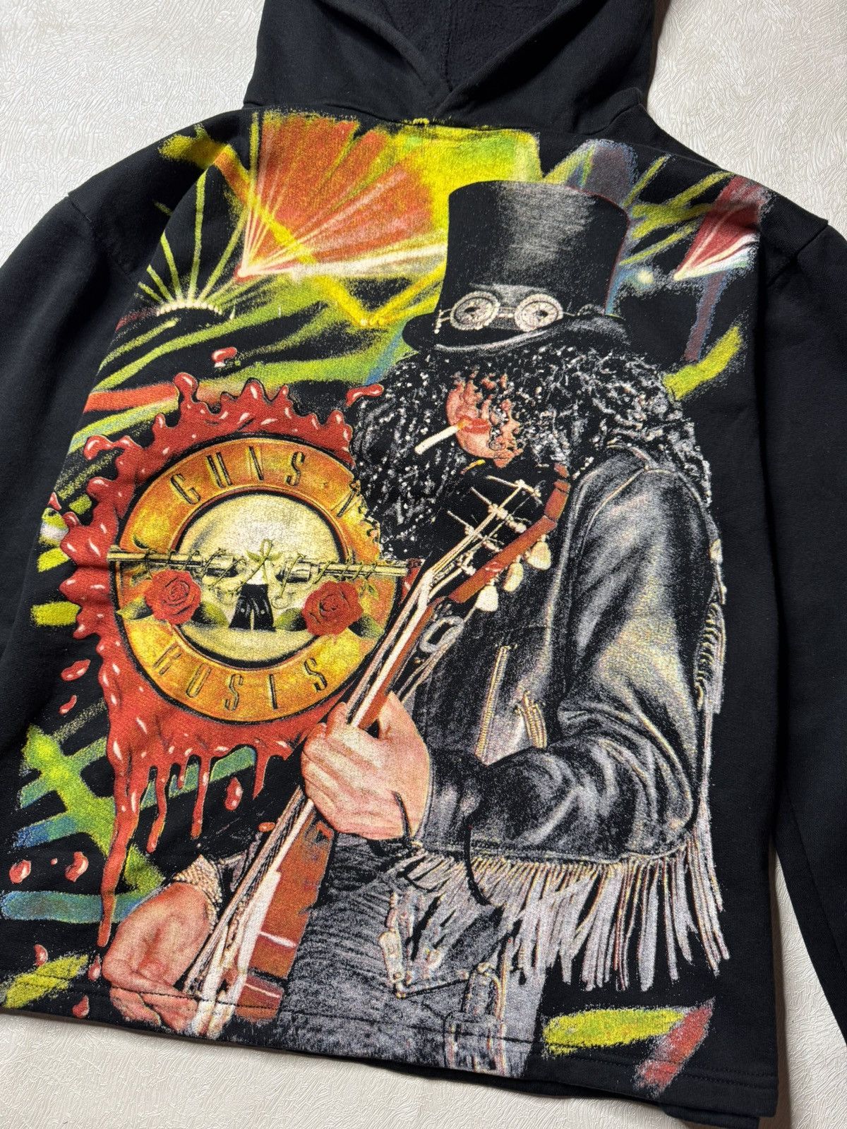 Band Tees × Guns N' Roses × Vintage VINTAGE GUNS N’ ROSES HOODIE ROCK STYLE Size US M / EU 48-50 / 2 - 2 Thumbnail