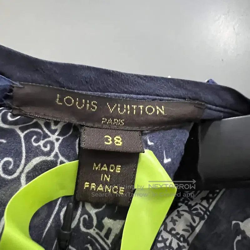 Louis Vuitton Louis Vuitton Summer Navy Cotton Dress . Size XXS / US 00 / IT 34 - 4 Thumbnail